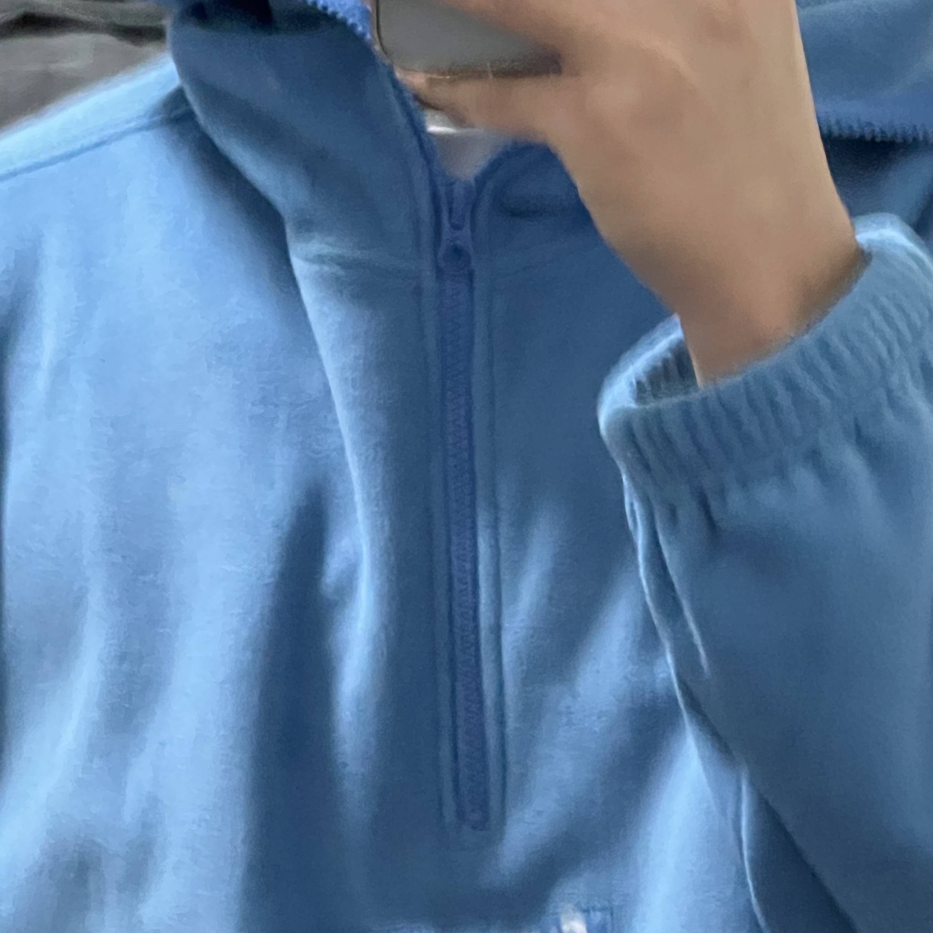 Supreme Polartec Facemask Half Zip Pullover Dusty Teal - 22FW 착용 스타일 - 1