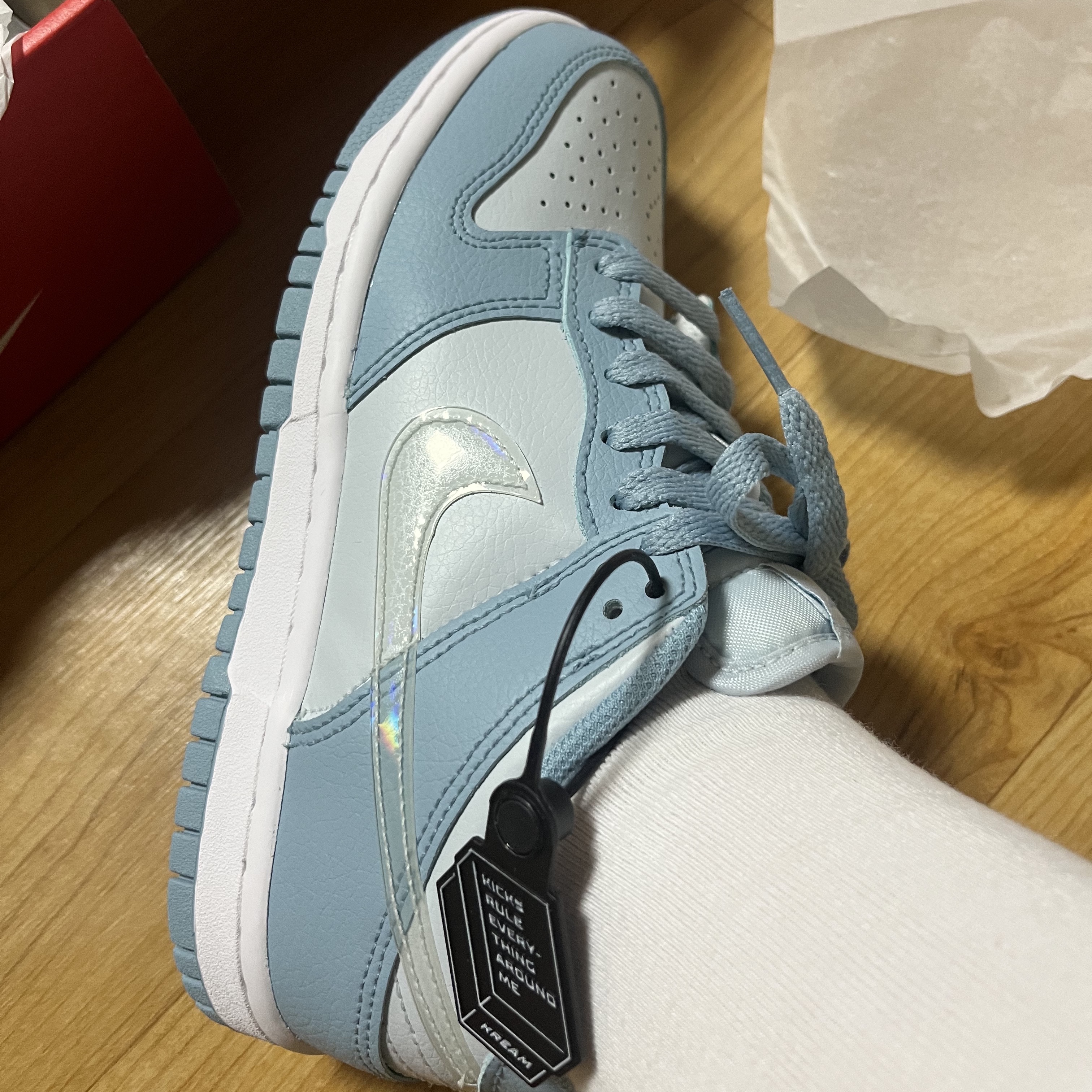 (GS) Nike Dunk Low Aura 착용 스타일