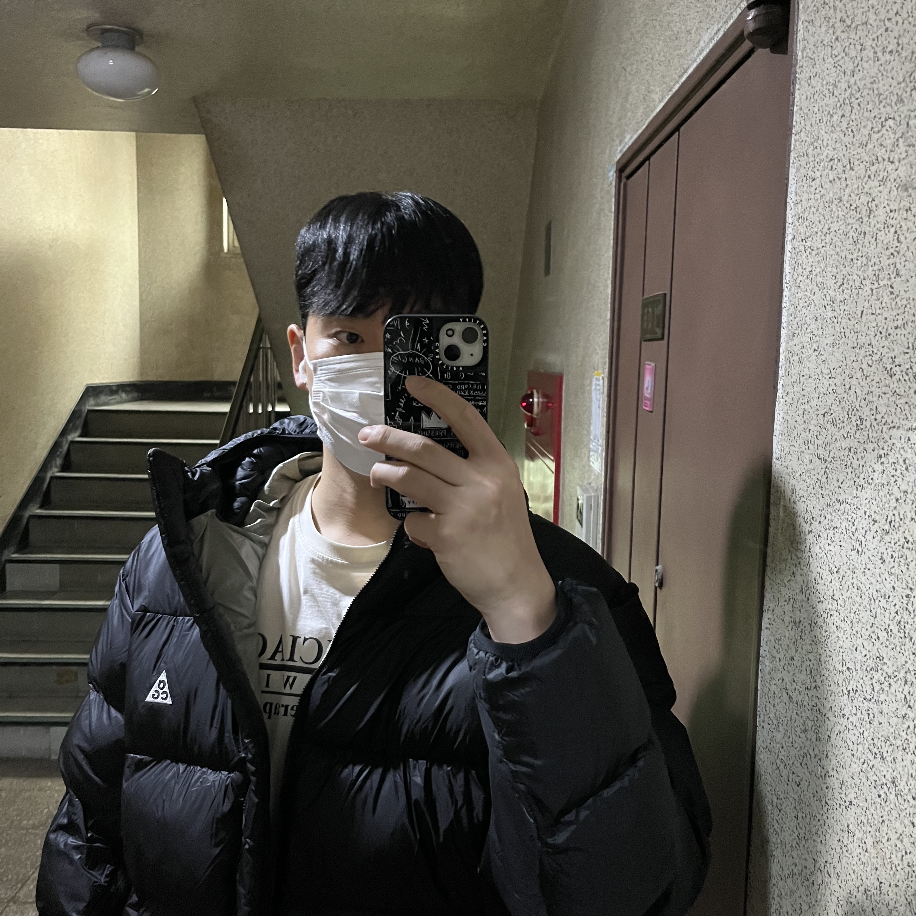 Nike ACG Therma-Fit ADV Lunar Lake Puffer Jacket Black - Asia 착용 스타일