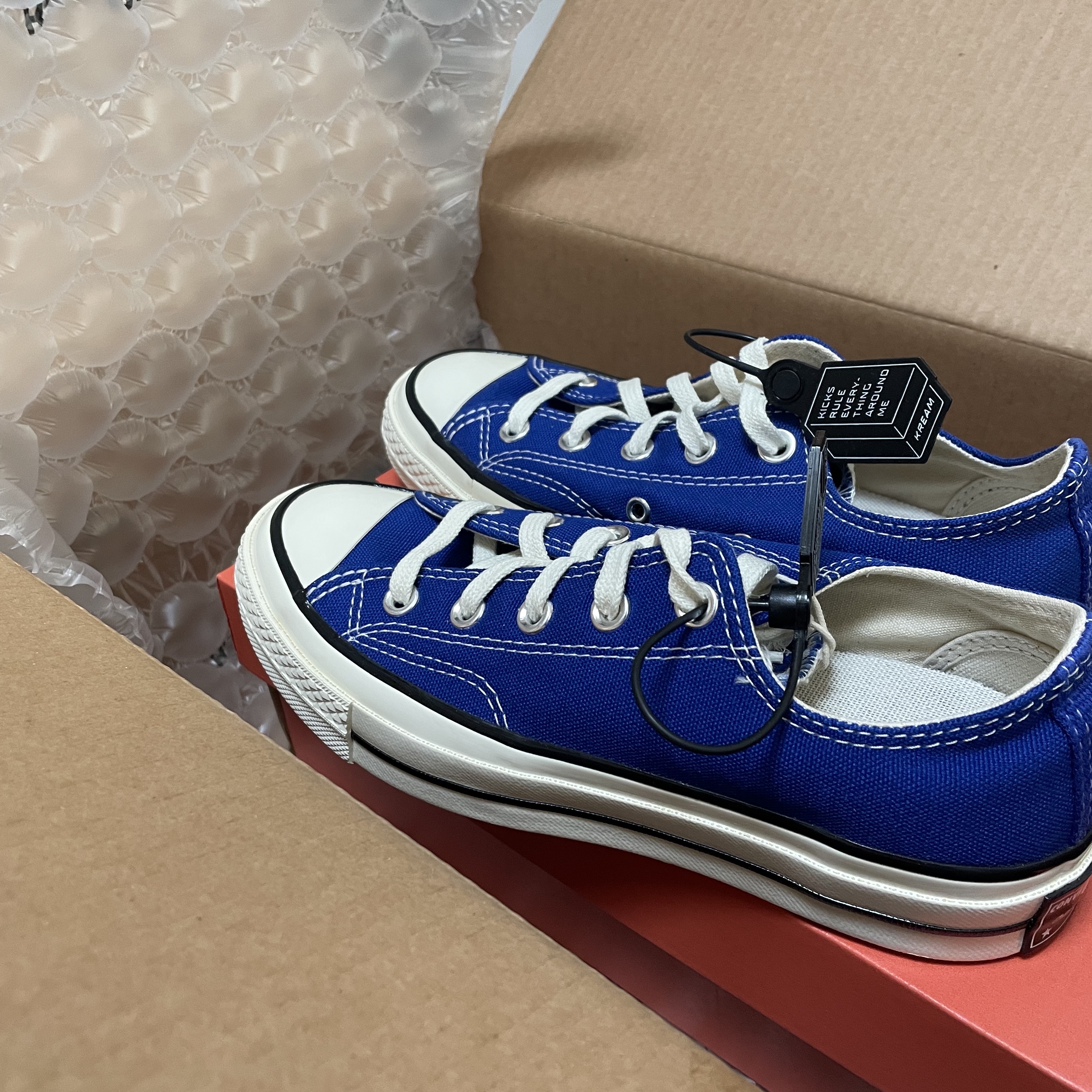 Converse Chuck 70 Ox Vintage Canvas Rush Blue 착용 스타일