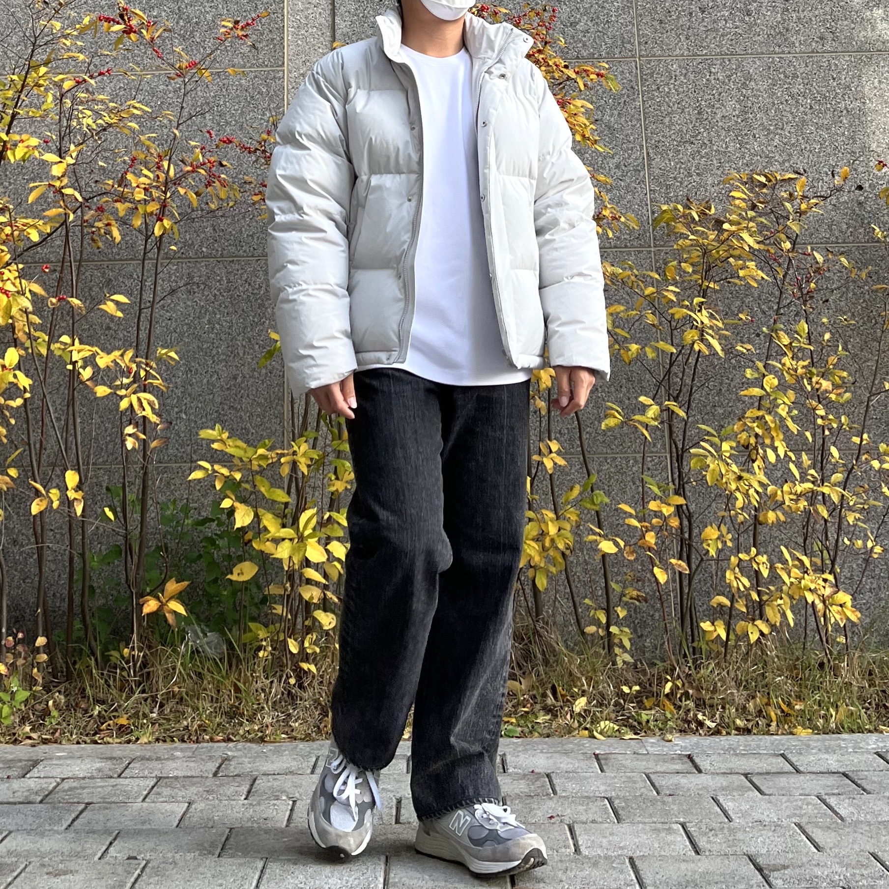 New Balance 992 Made in USA Grey - D Standard 착용 스타일