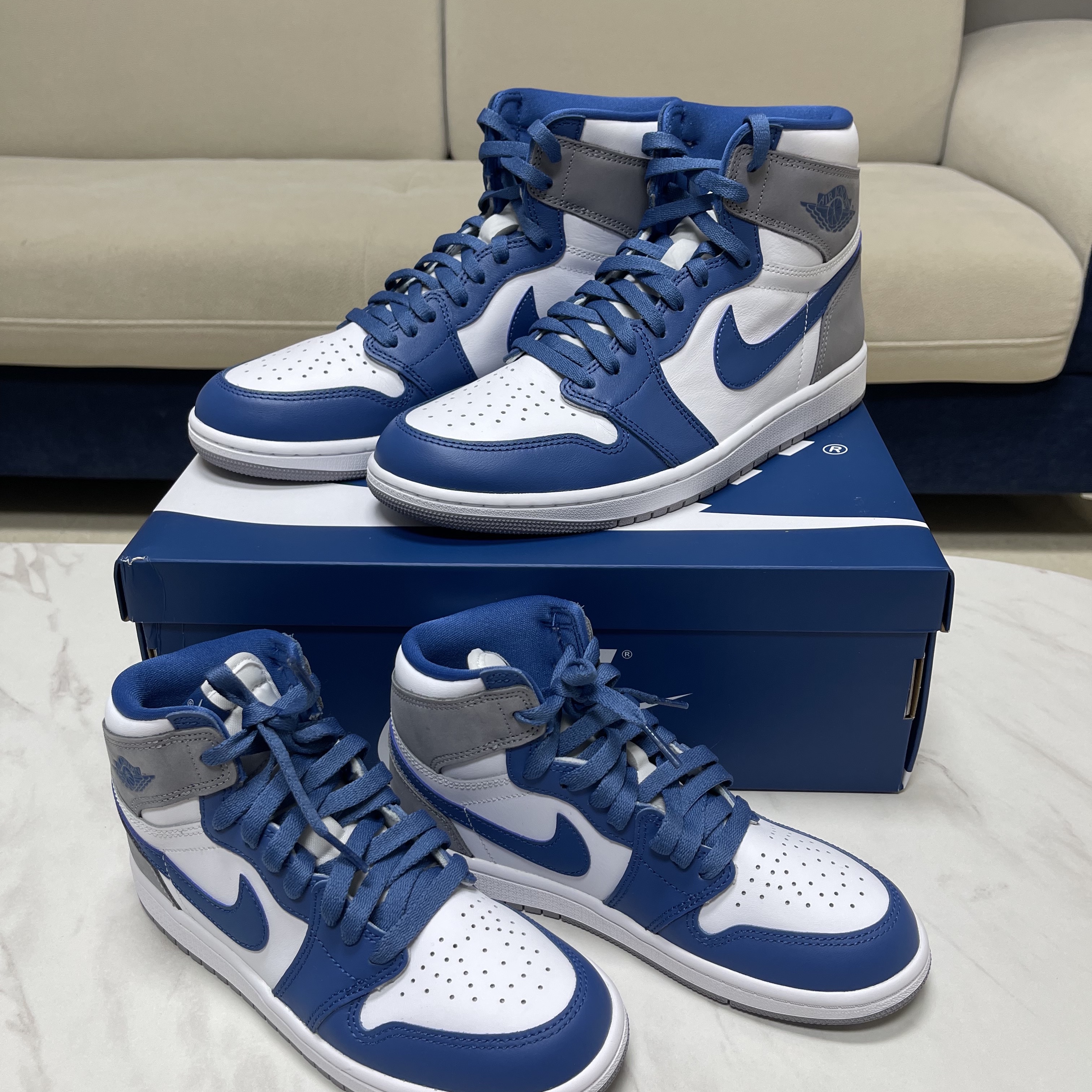 Jordan 1 Retro High OG True Blue 착용 스타일