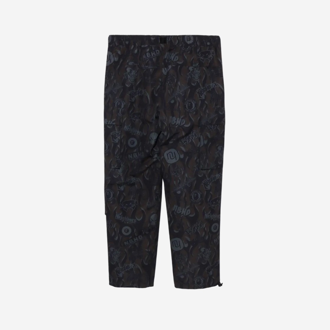 BAPE x Neighborhood Multi Pocket Track Pants Black 상세 이미지 2