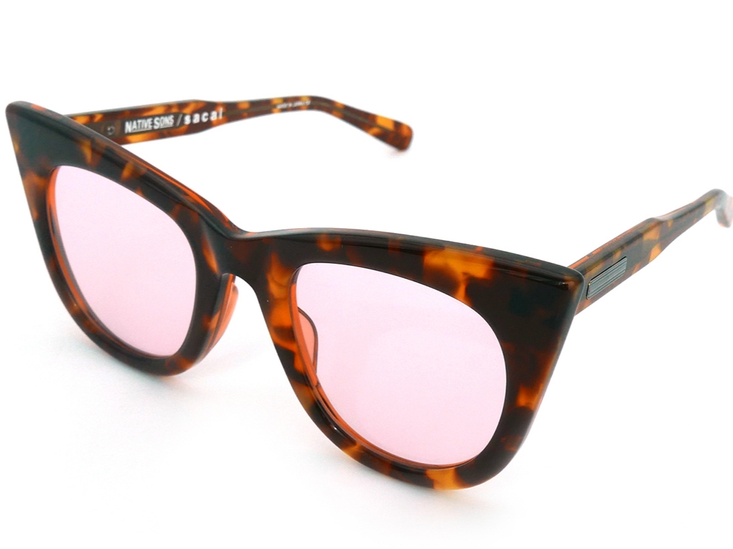 Native Sons x Sacai Krasner Orange Tortoise 착용 스타일 - 3