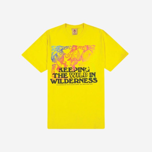 나이키 NRG ACG 키핑 와일드 숏슬리브 티셔츠 비비드 설퍼 - 아시아