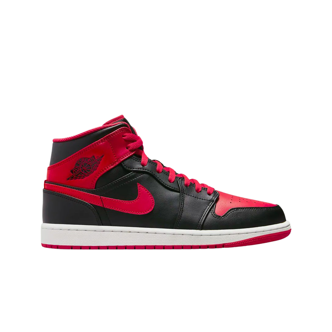 조던 1 미드 블랙 파이어 레드(Jordan 1 Mid Black Fire Red)