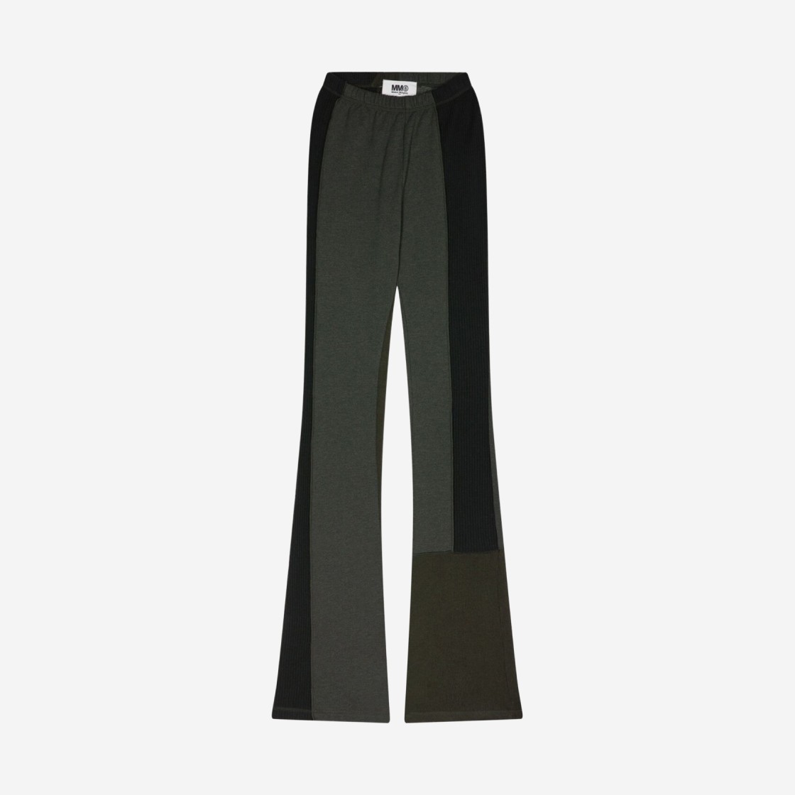 (W) MM6 Maison Margiela Patchwork Trousers Petrol Green 상세 이미지 1