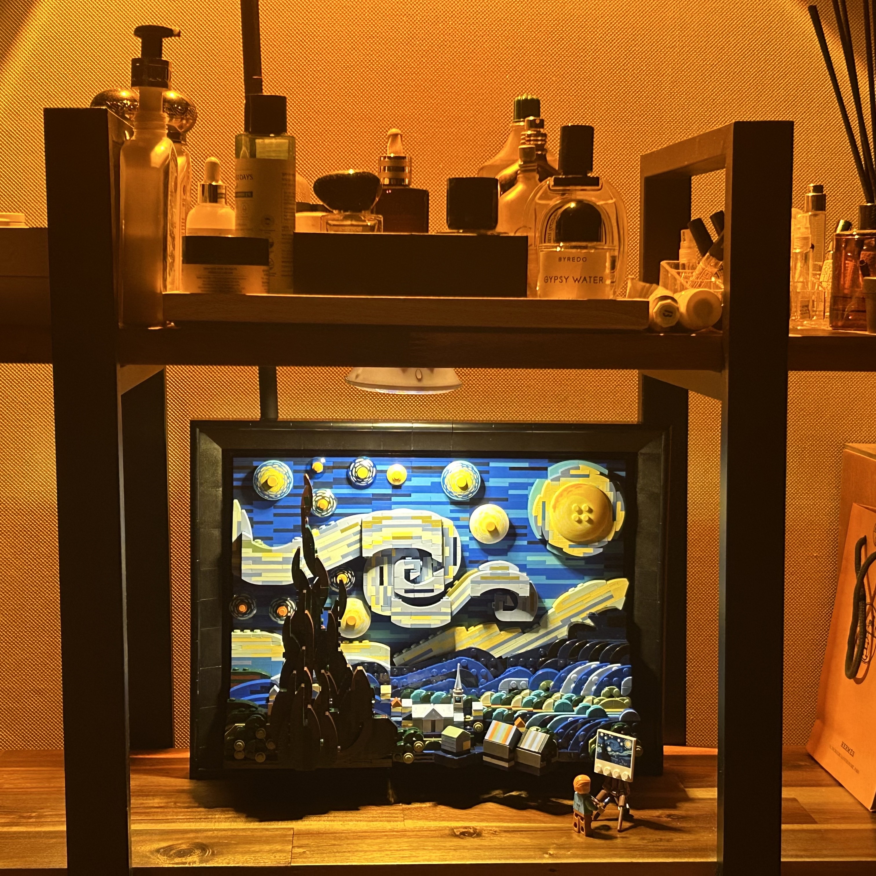 Lego Vincent Van Gogh The Starry Night 착용 스타일