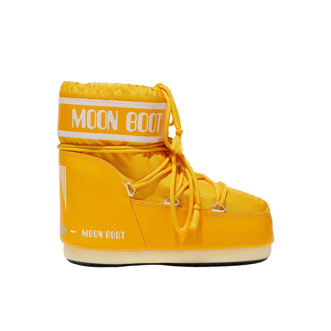 (W) 문부츠 아이콘 로우 나일론 부츠 옐로우((W) Moon Boot Icon Low Nylon Boots Yellow)
