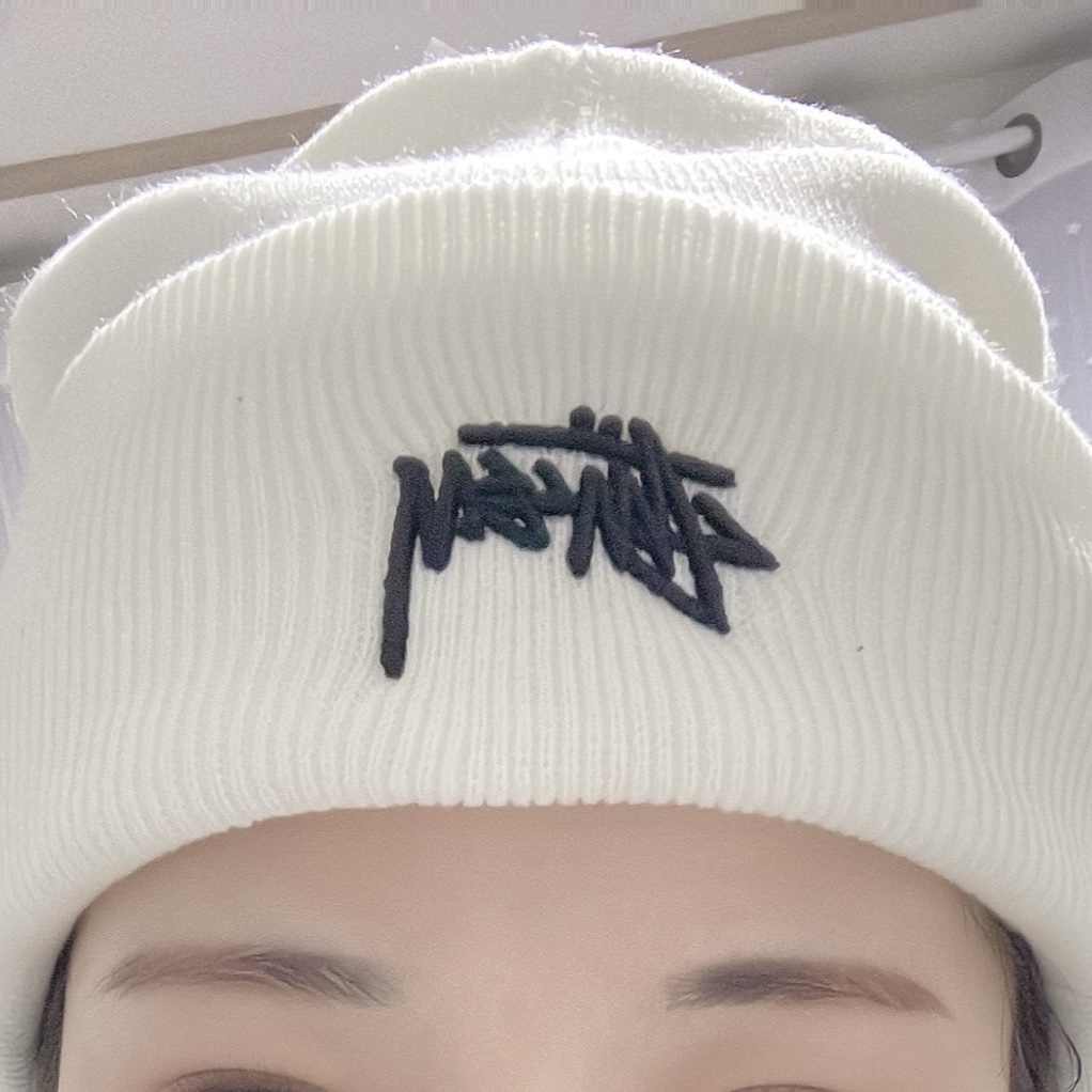 Nike x Stussy NRG Cuffed Beanie Summit White 착용 스타일