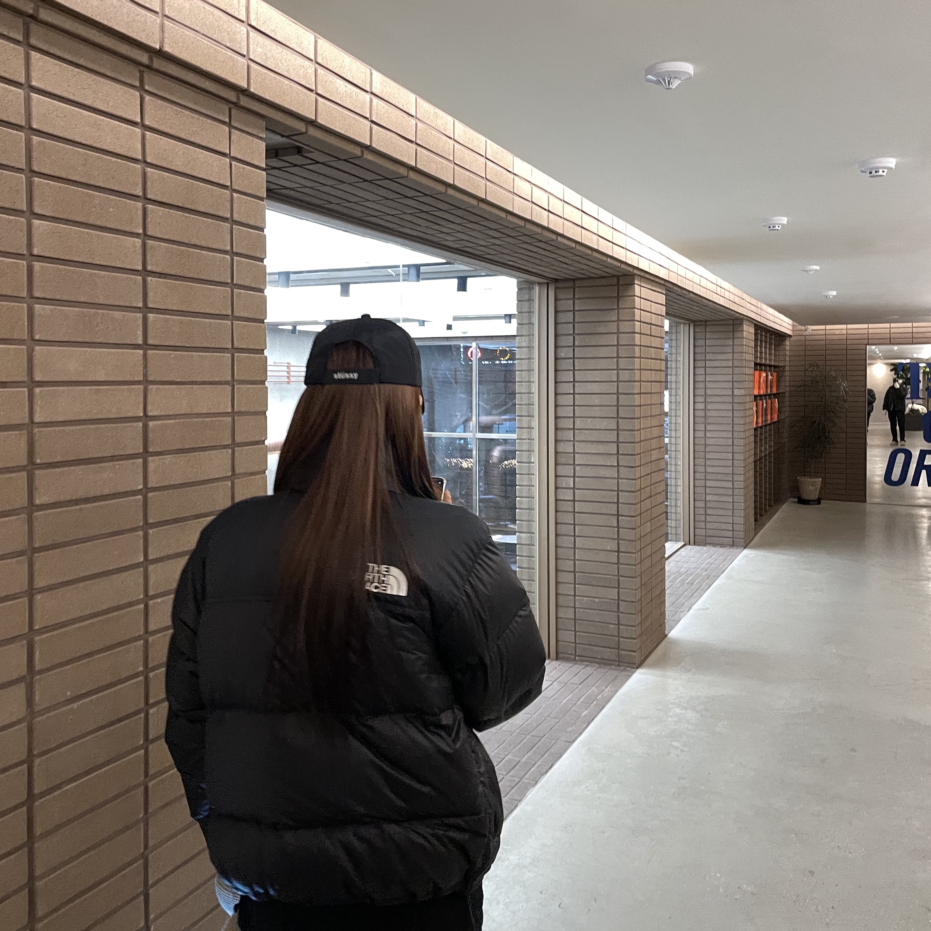 The North Face 1996 Eco Nuptse Jacket Black 착용 스타일