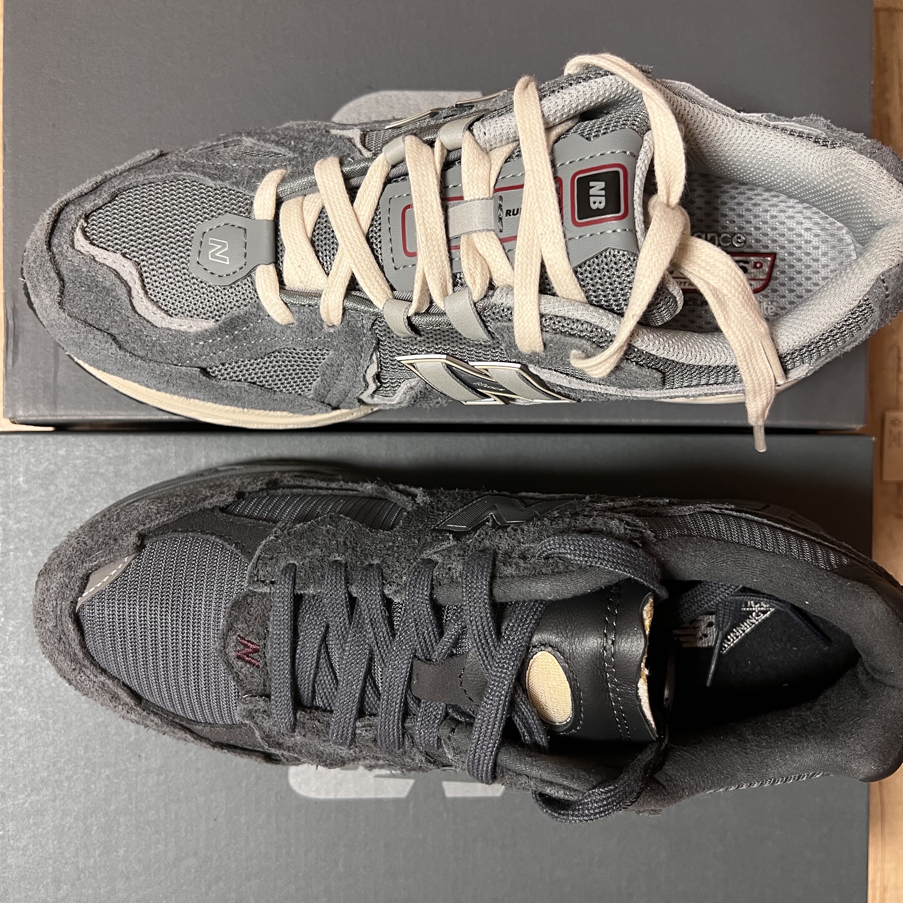 New Balance 1906D Protection Pack Castlerock, New Balance 2002R Protection Pack Phantom 착용 스타일 - 3