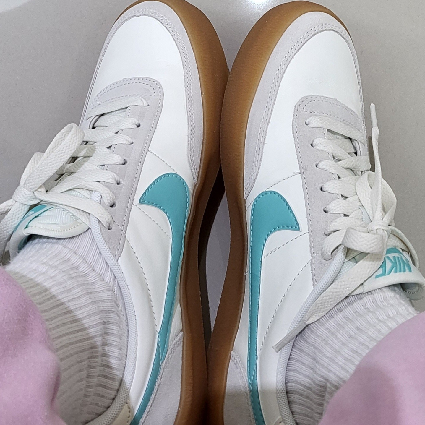 Nike Killshot 2 Leather Island Green 착용 스타일 - 2