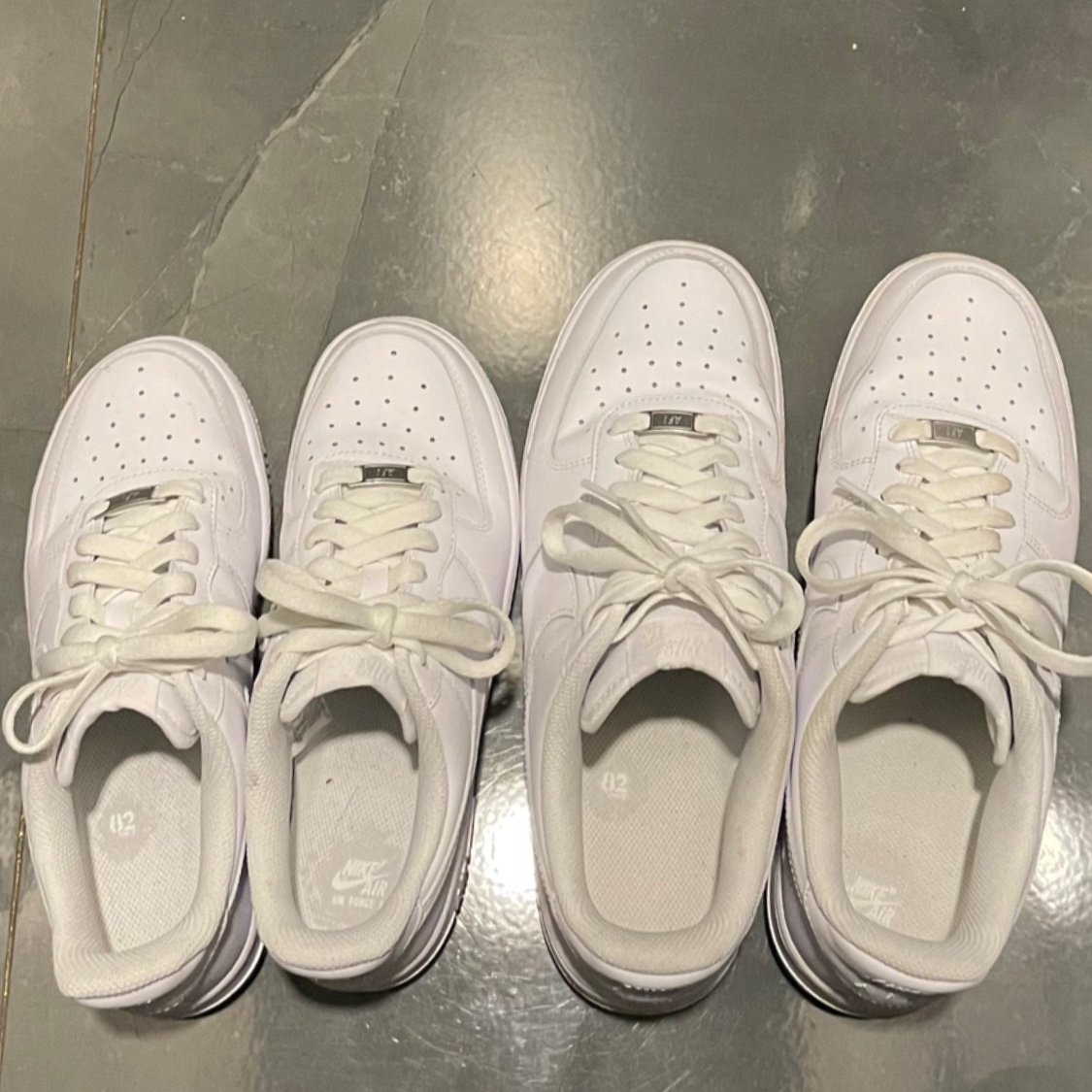 (W) Nike Air Force 1 '07 Low White, Nike Air Force 1 '07 Low White 착용 스타일