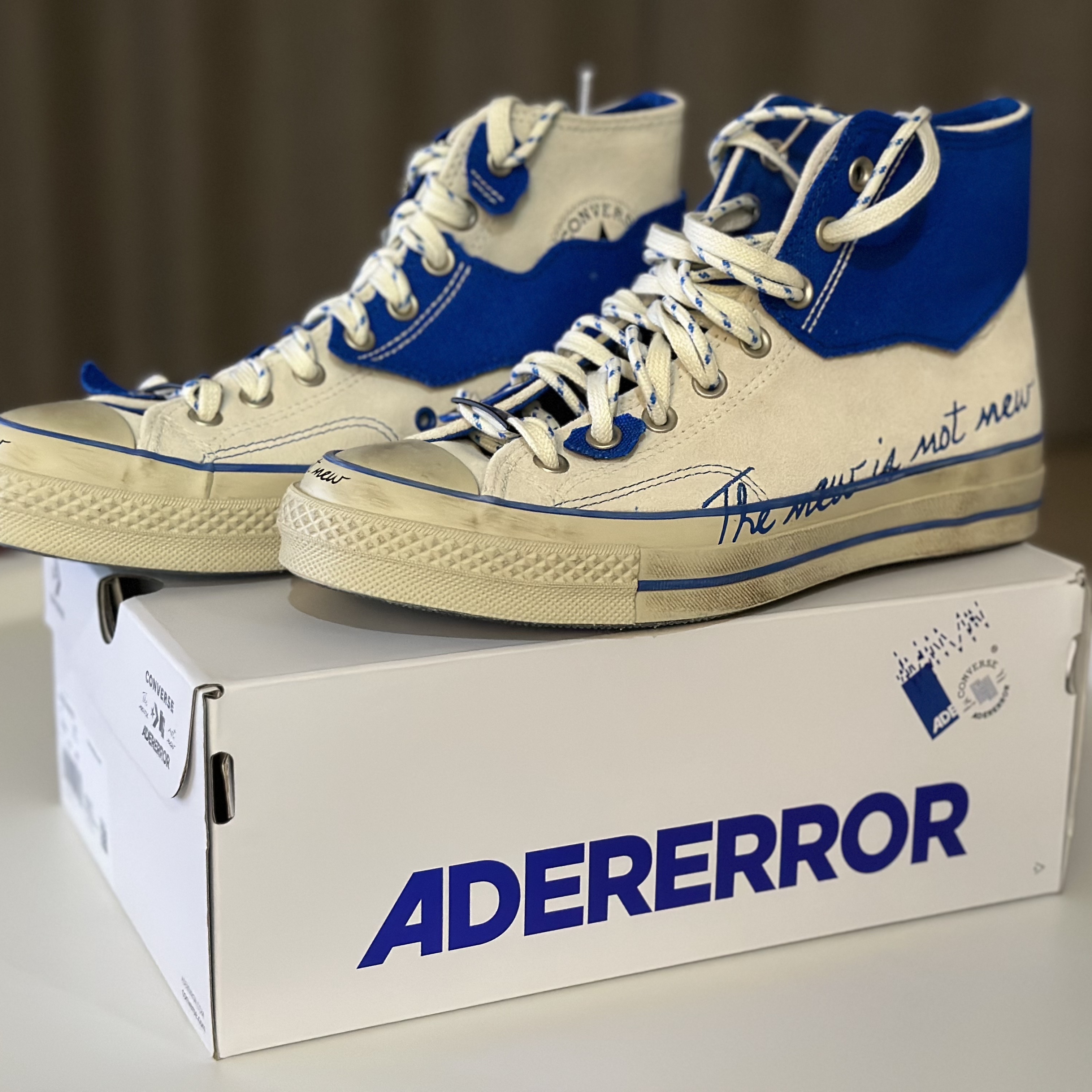 Converse x Ader Error Chuck 70 High White 착용 스타일 - 1