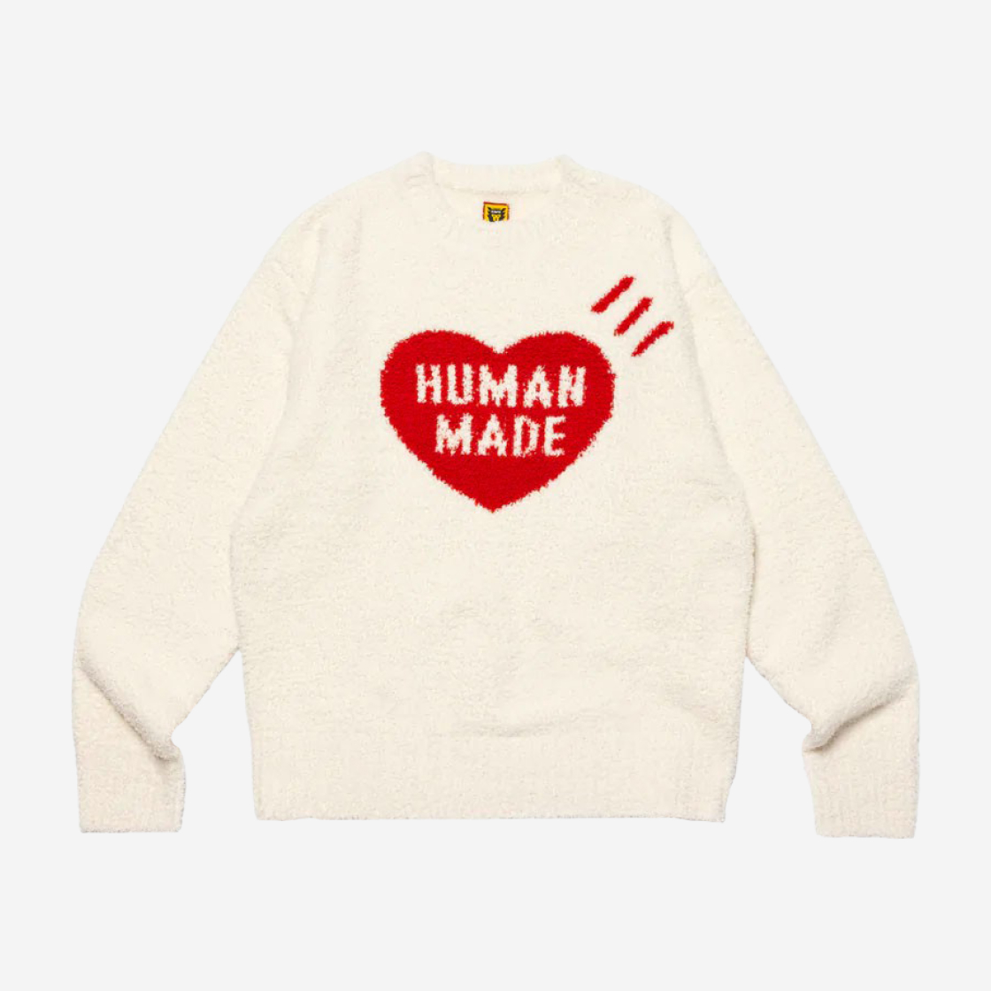 휴먼 메이드 래빗 래글런 니트 스웨터 블루 | Human Made | KREAM