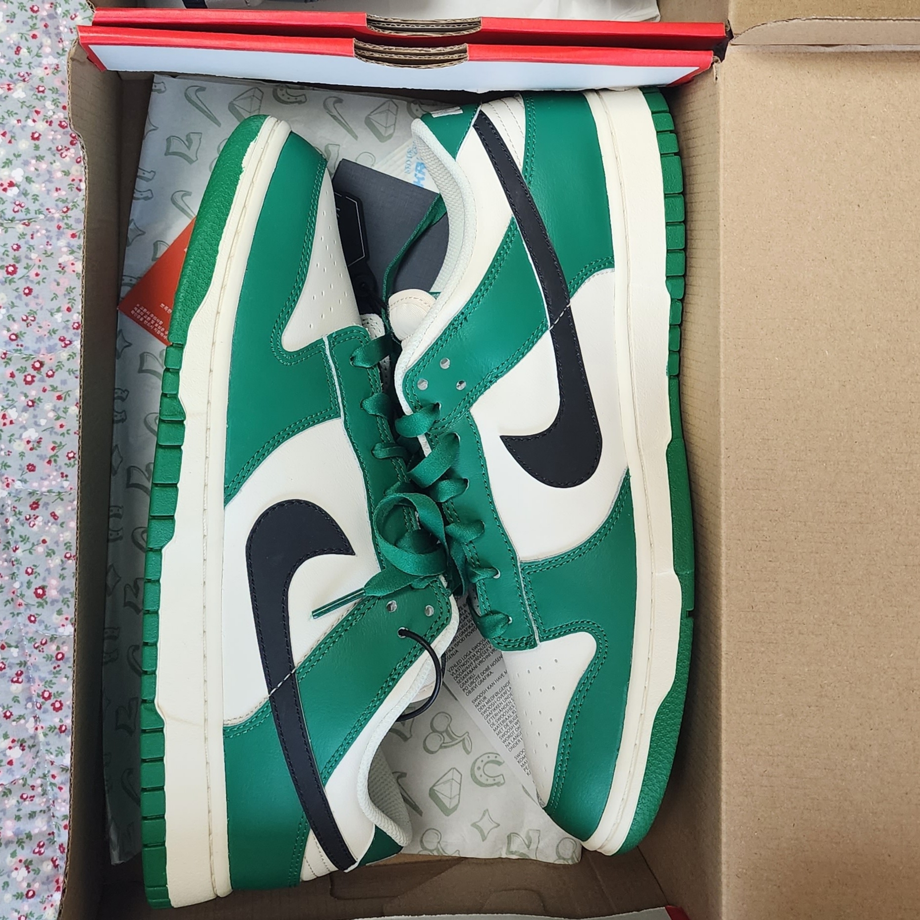 Nike Dunk Low Retro SE Jackpot Malachite 착용 스타일