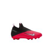 (PS) Nike Junior Phantom Vision 2 Academy DF HG Laser Crimson Metallic Silver