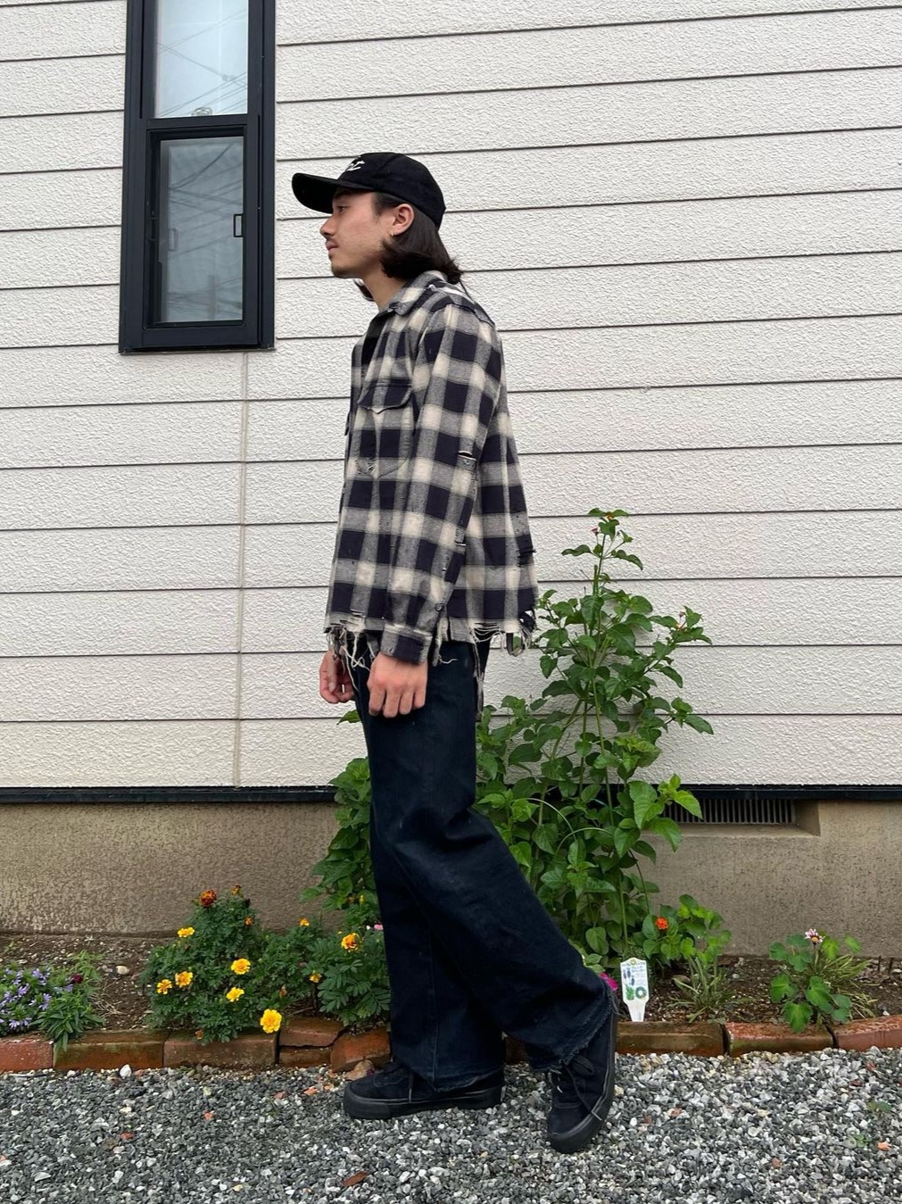 [KREAM 단독] Last Resort AB Vm001 Suede Lo Black Black 착용 스타일 - 1