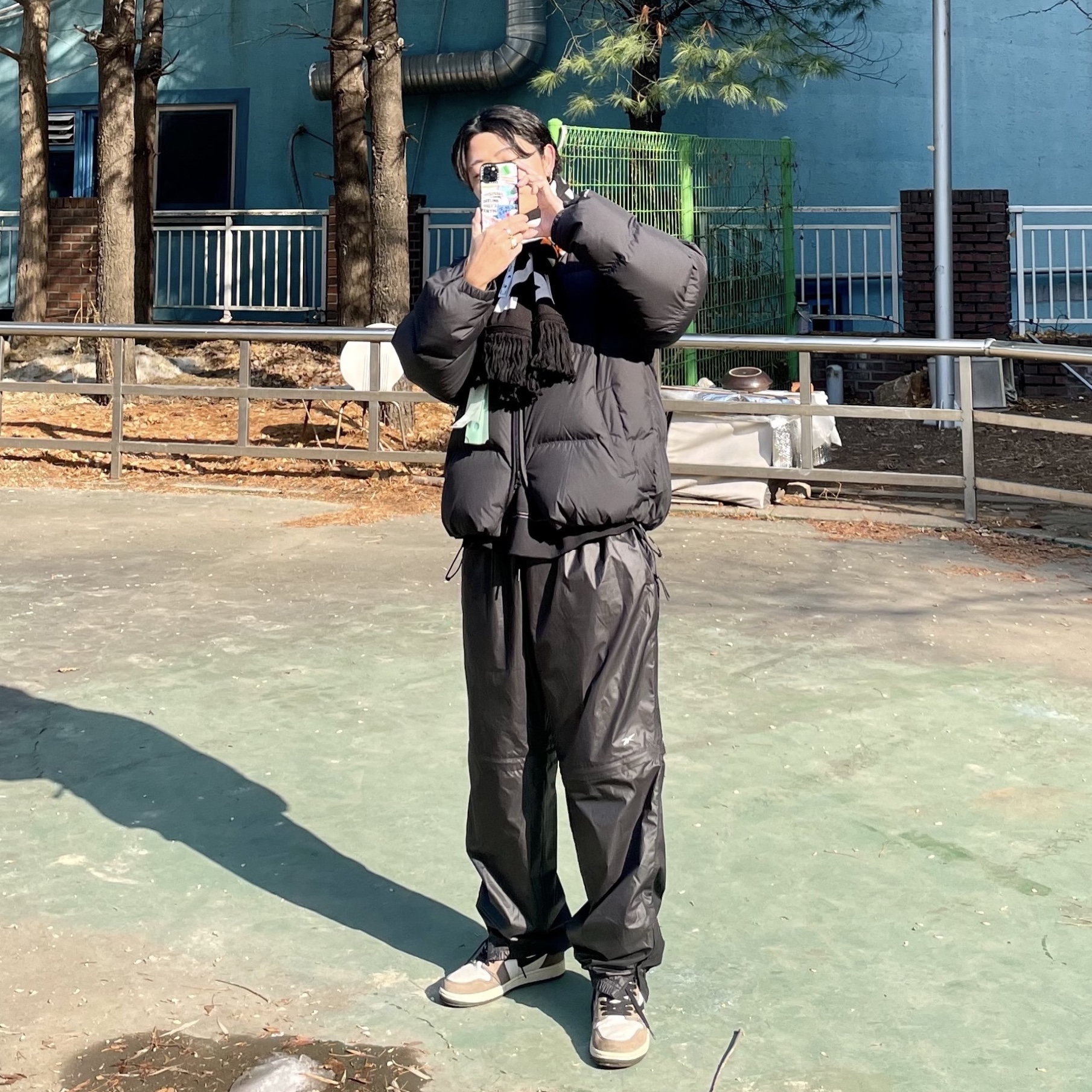 Jordan 1 x Travis Scott Retro High OG SP Mocha 착용 스타일