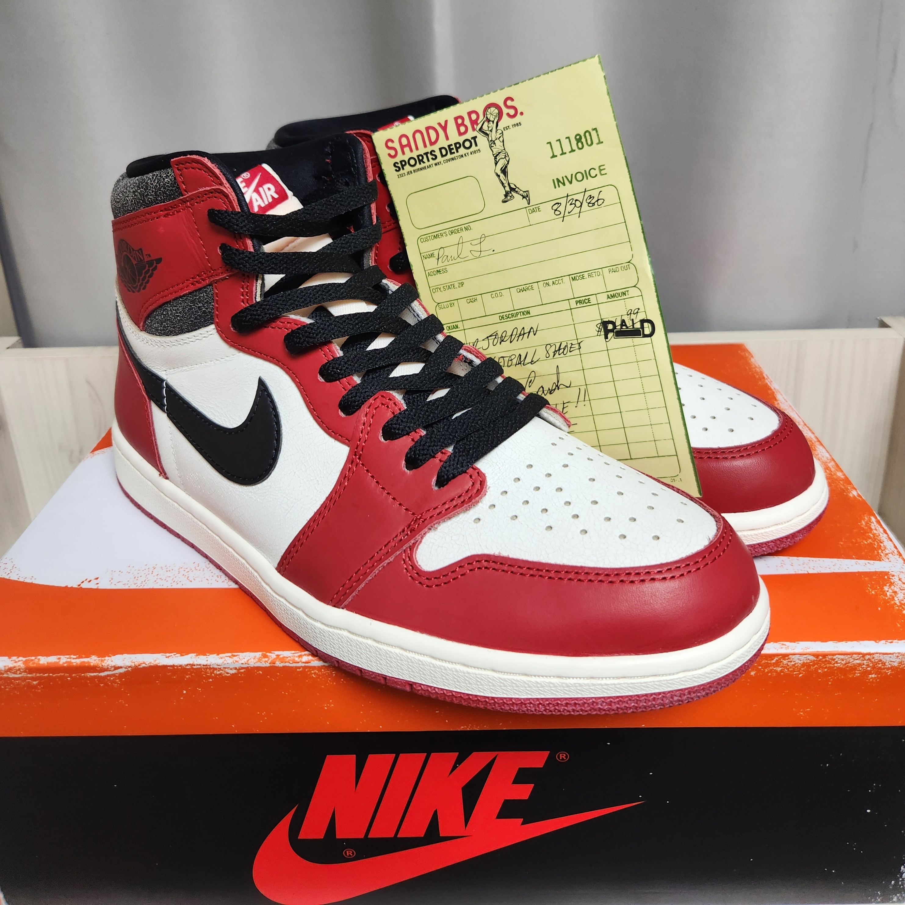 Jordan 1 Retro High OG Chicago 2022, (GS) Jordan 1 Retro High OG Chicago 2022 착용 스타일 - 2