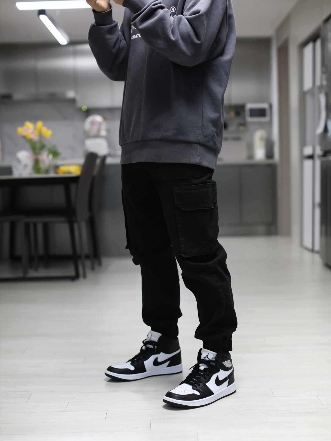 Jordan 1 High Golf White Black 착용 스타일