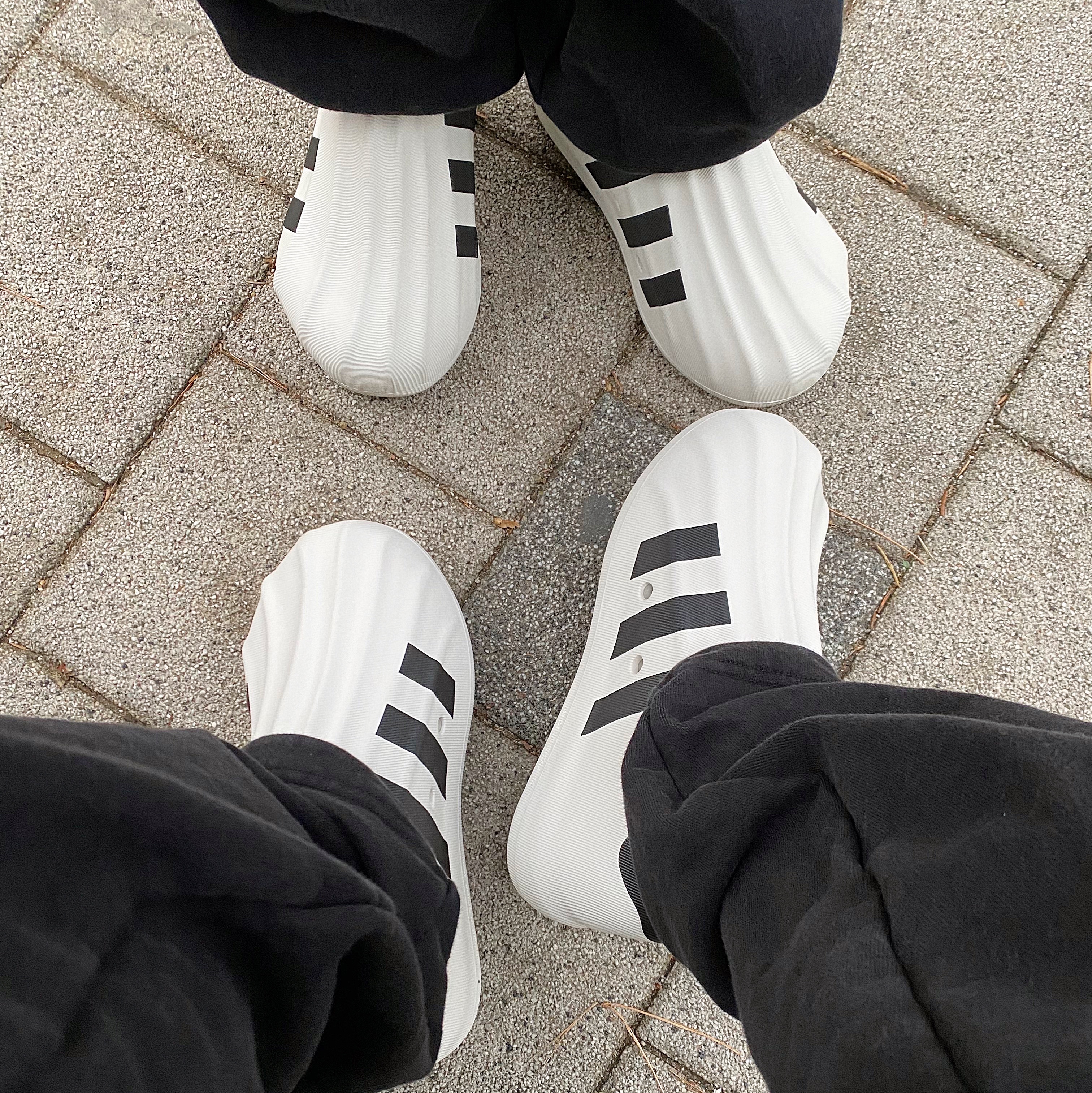 Adidas Adifom Superstar Core White 착용 스타일 - 3