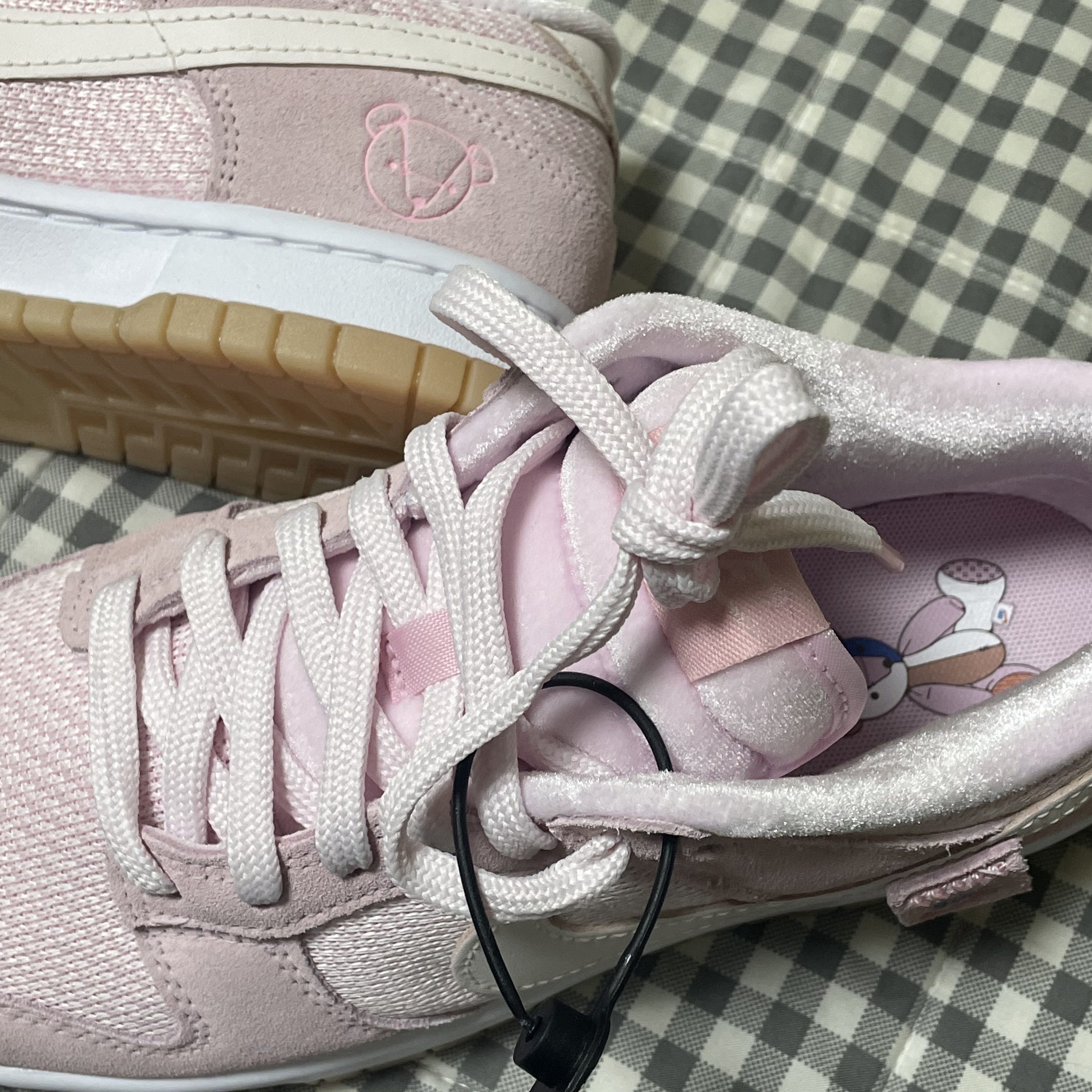 (W) Nike Dunk Low SE Light Soft Pink 착용 스타일 - 3