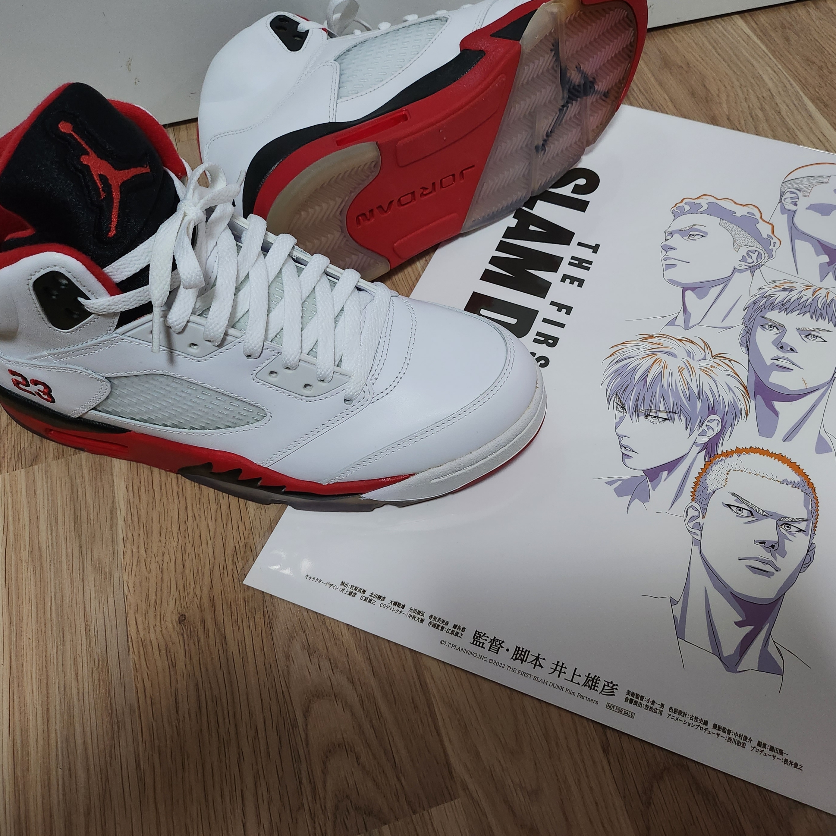 Jordan 5 Retro Fire Red Black Tongue 2013 착용 스타일