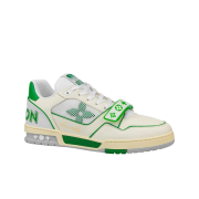 Louis Vuitton LV Trainer Sneakers White Green