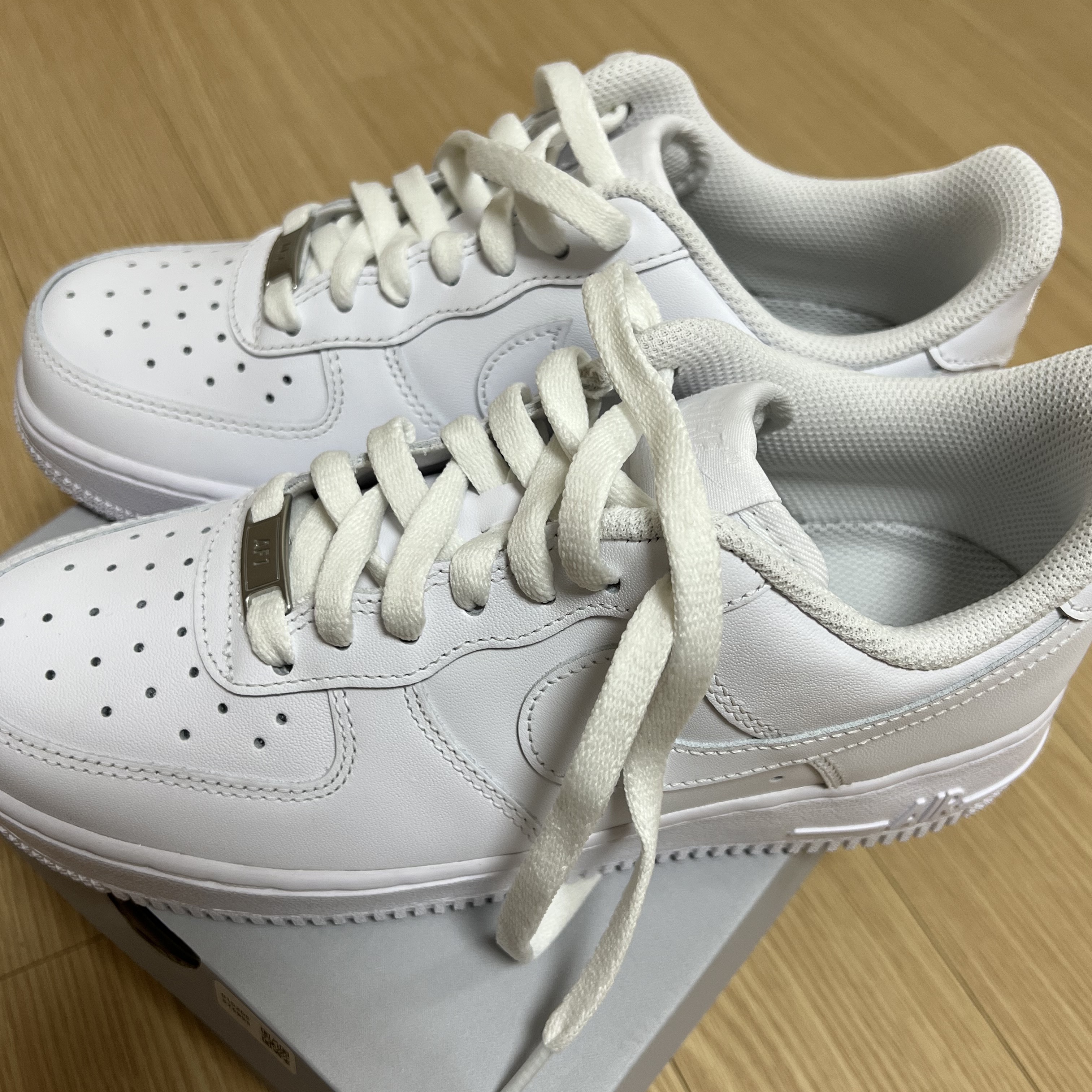 (W) Nike Air Force 1 '07 Low White 착용 스타일
