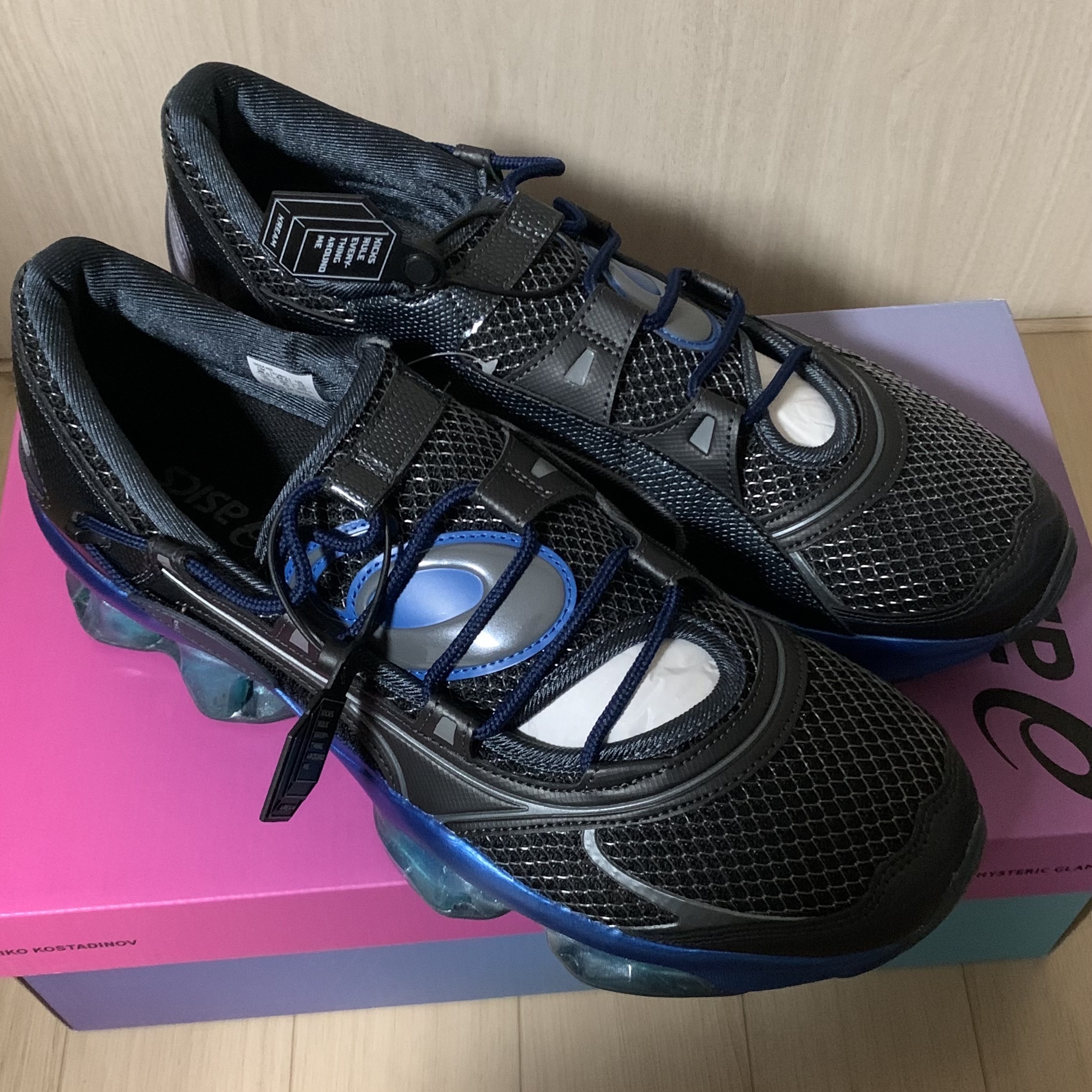 (W) Asics x Kiko Kostadinov x Hysteric Glamour Gel-Quantum Lylia Pure Silver Blue Expanse 착용 스타일