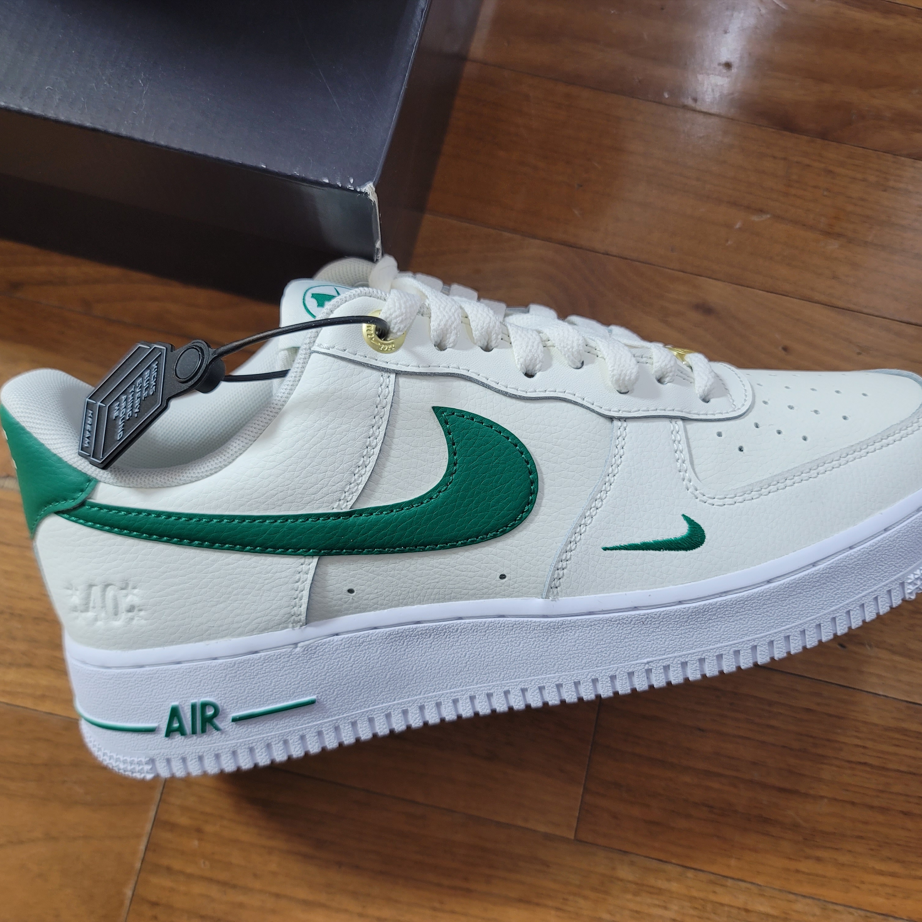 Nike Air Force 1 '07 LV8 40th Anniversary Join Forces Sail Malachite 착용 스타일