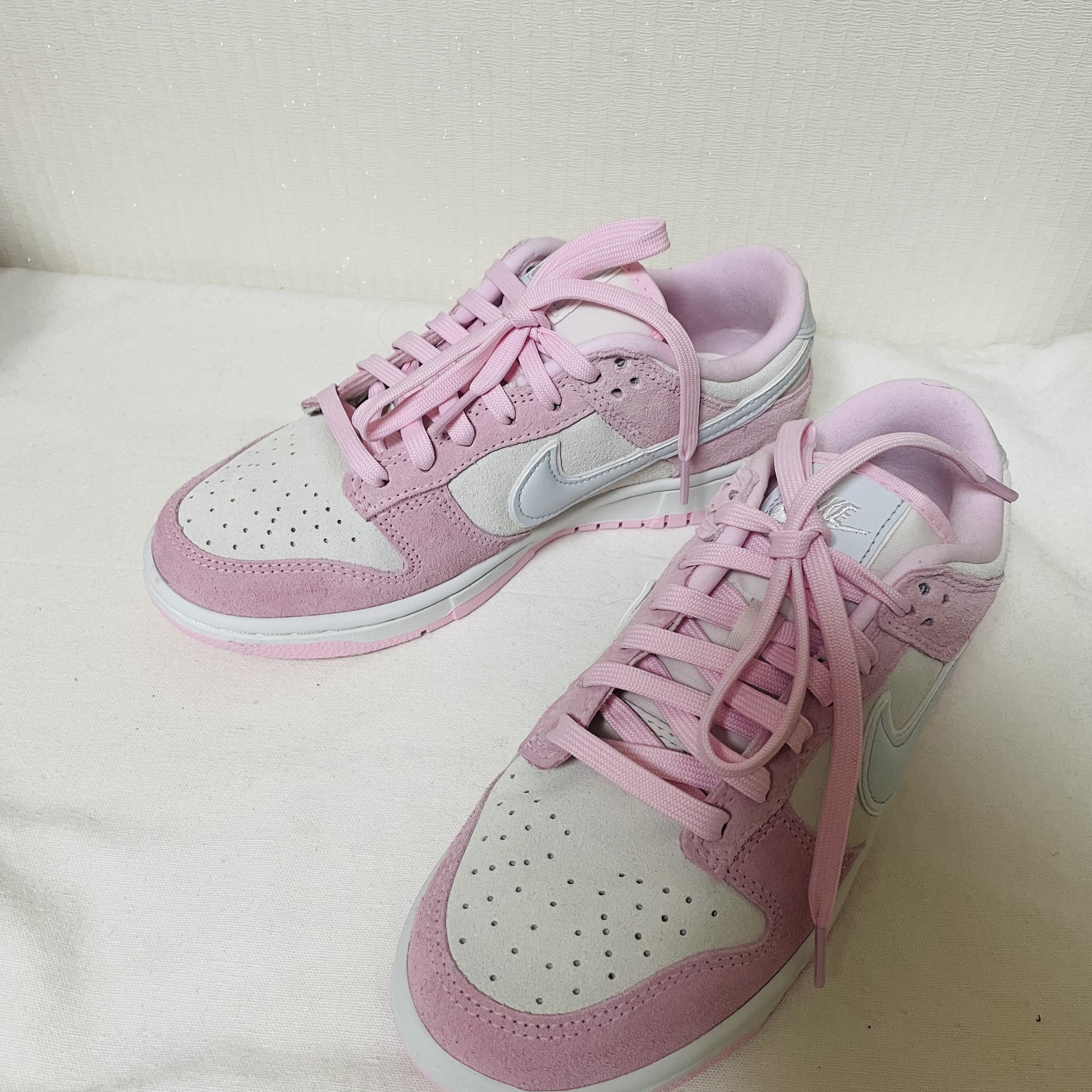 (W) Nike Dunk Low LX Pink Foam 착용 스타일