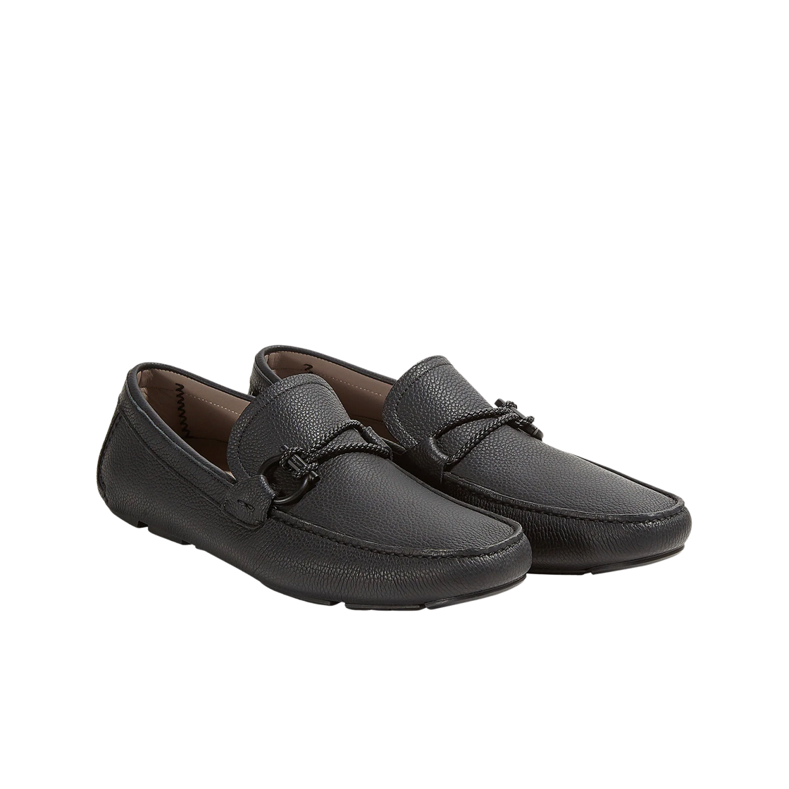 페라가모 간치니 오너먼트 드라이버 블랙 - D(Ferragamo Driver with Gancini Ornament Black - D) - 2
