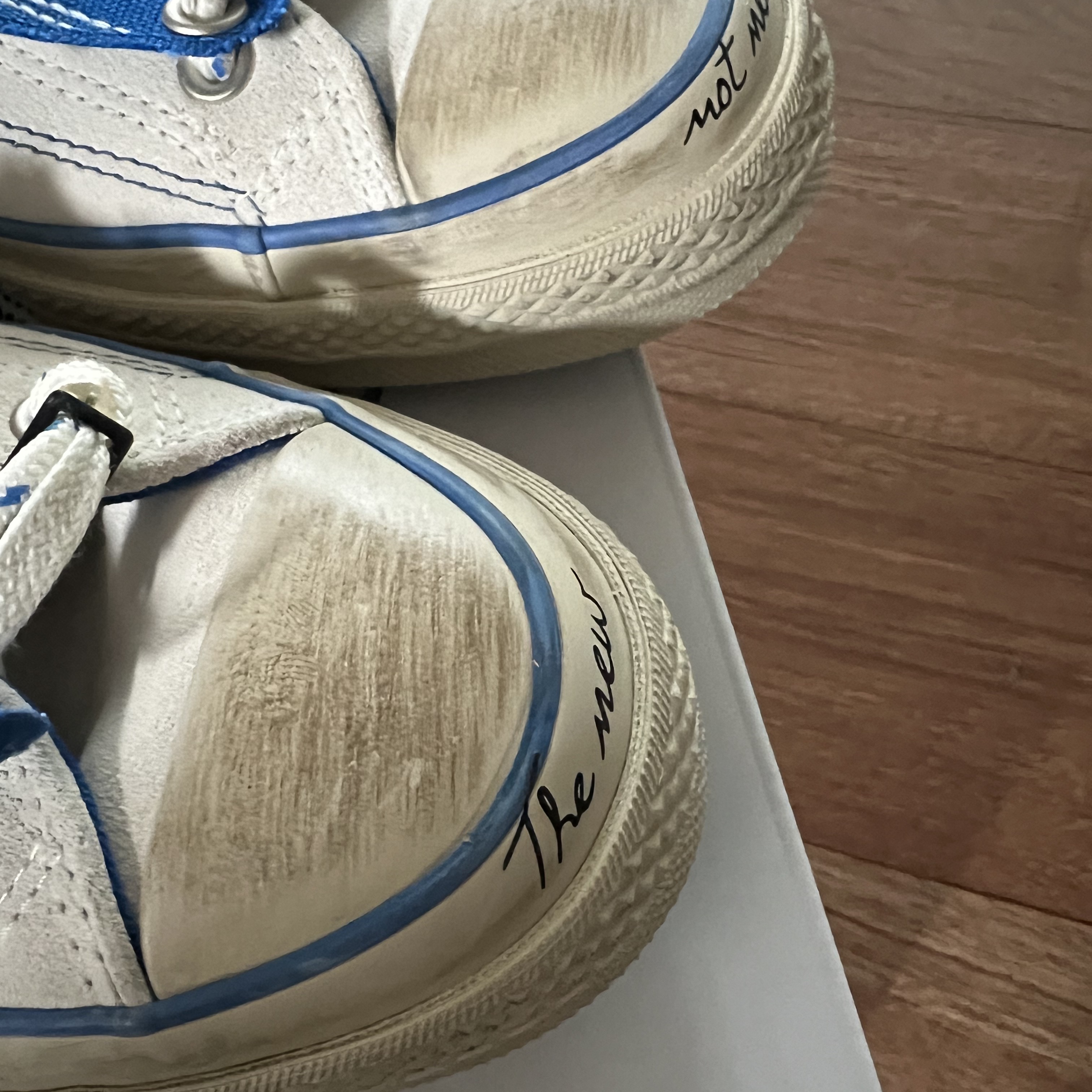 Converse x Ader Error Chuck 70 High White, (W) Nike Air Force 1 LXX Flax 착용 스타일 - 2