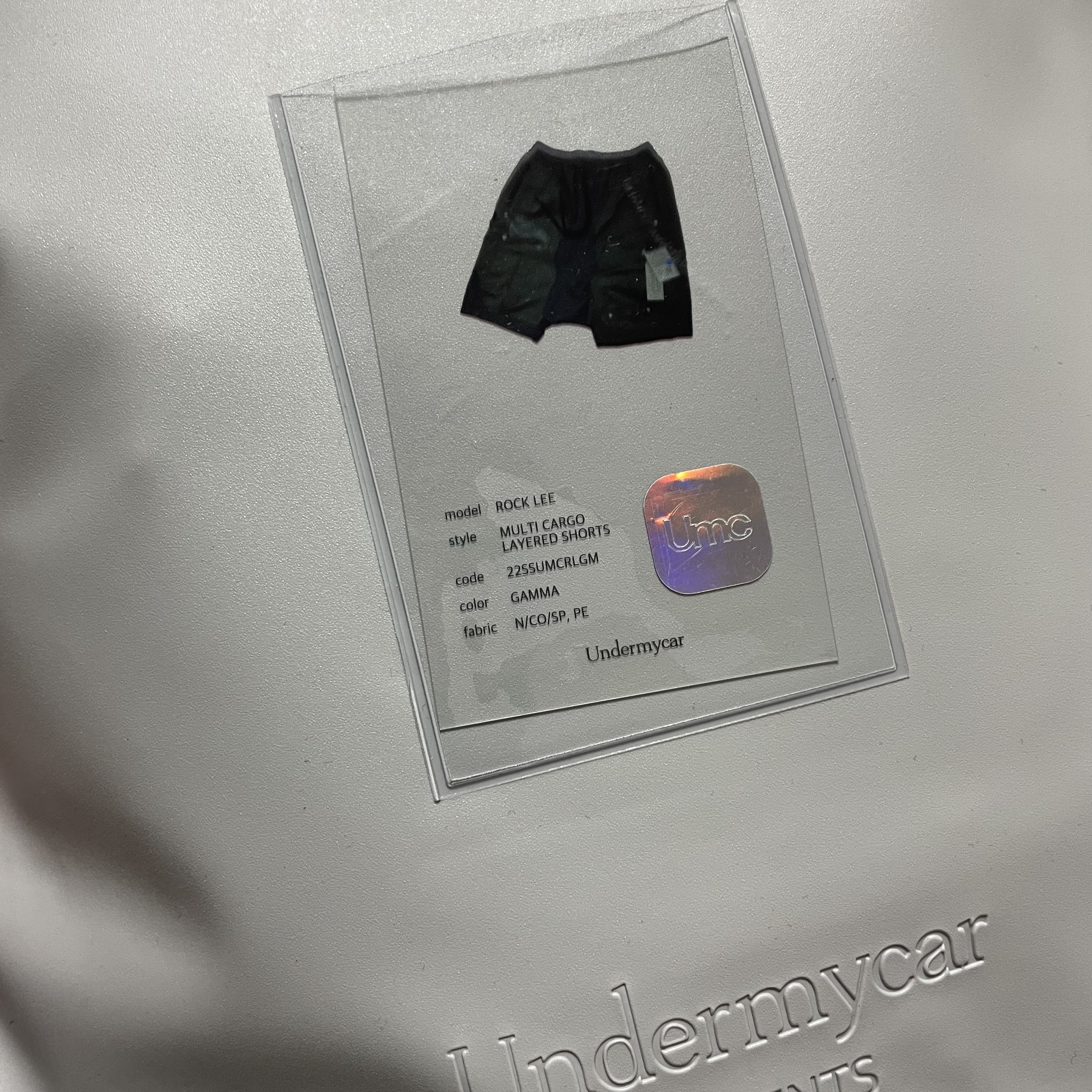 Undermycar Rock Lee Multi Cargo Layered Shorts Gamma - 22SS 착용 스타일 - 2