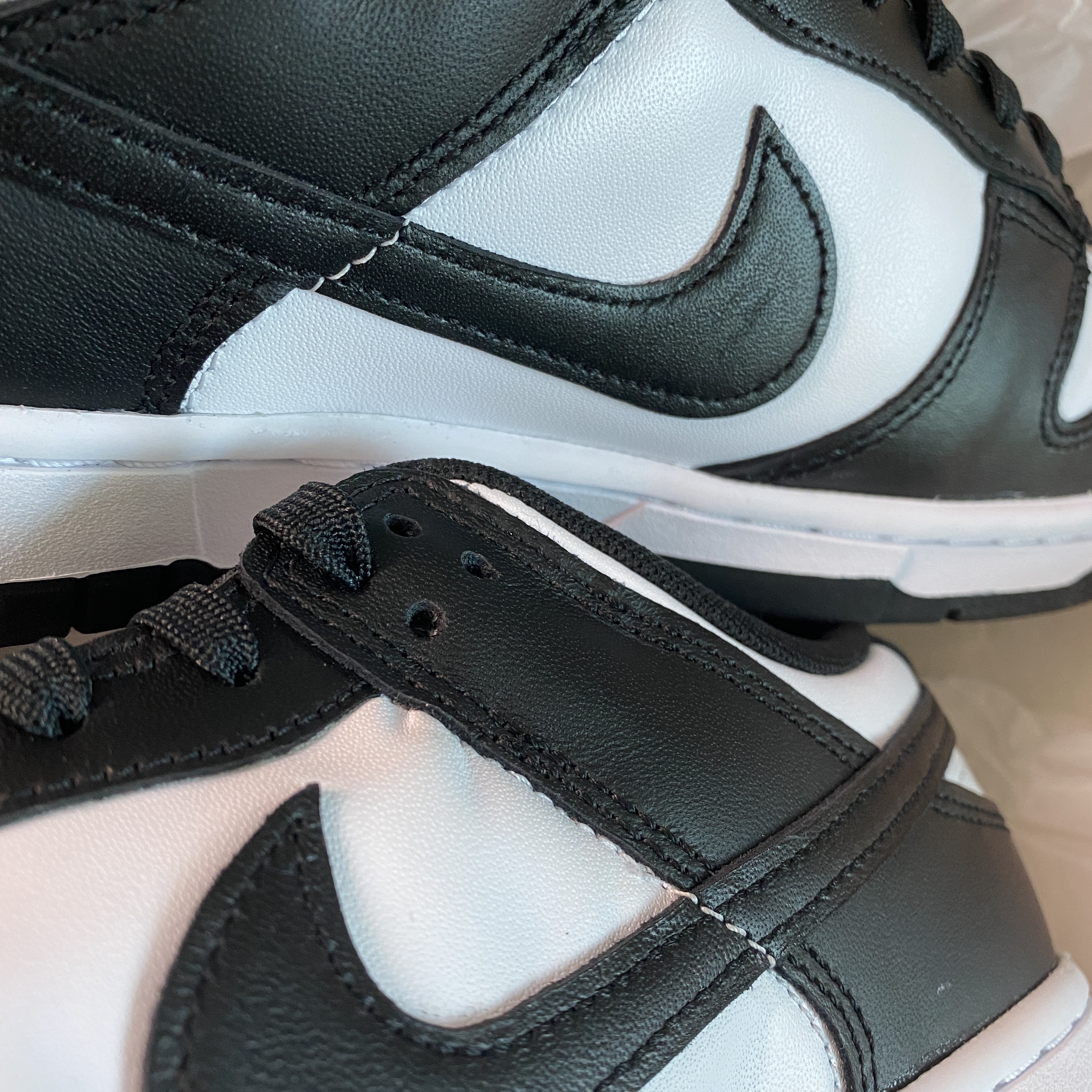 Nike Dunk Low Retro Black 착용 스타일 - 1