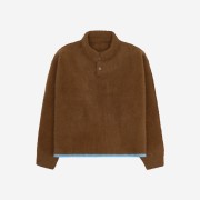 Jacquemus Le Polo Neve Fluffy Long Sleeve Brown