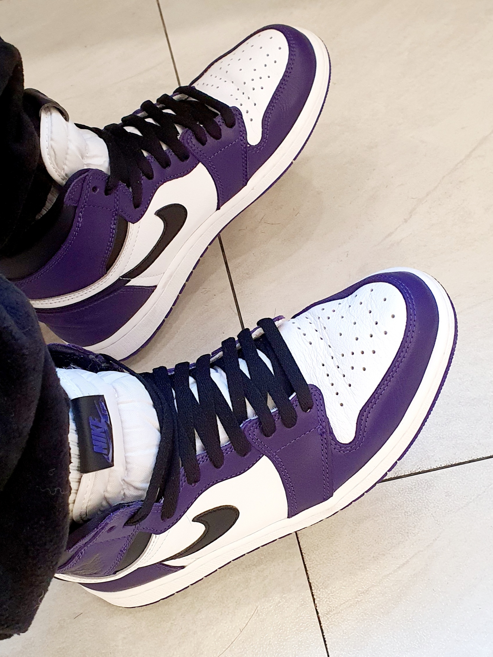 Jordan 1 Retro High OG Court Purple 2020 착용 스타일