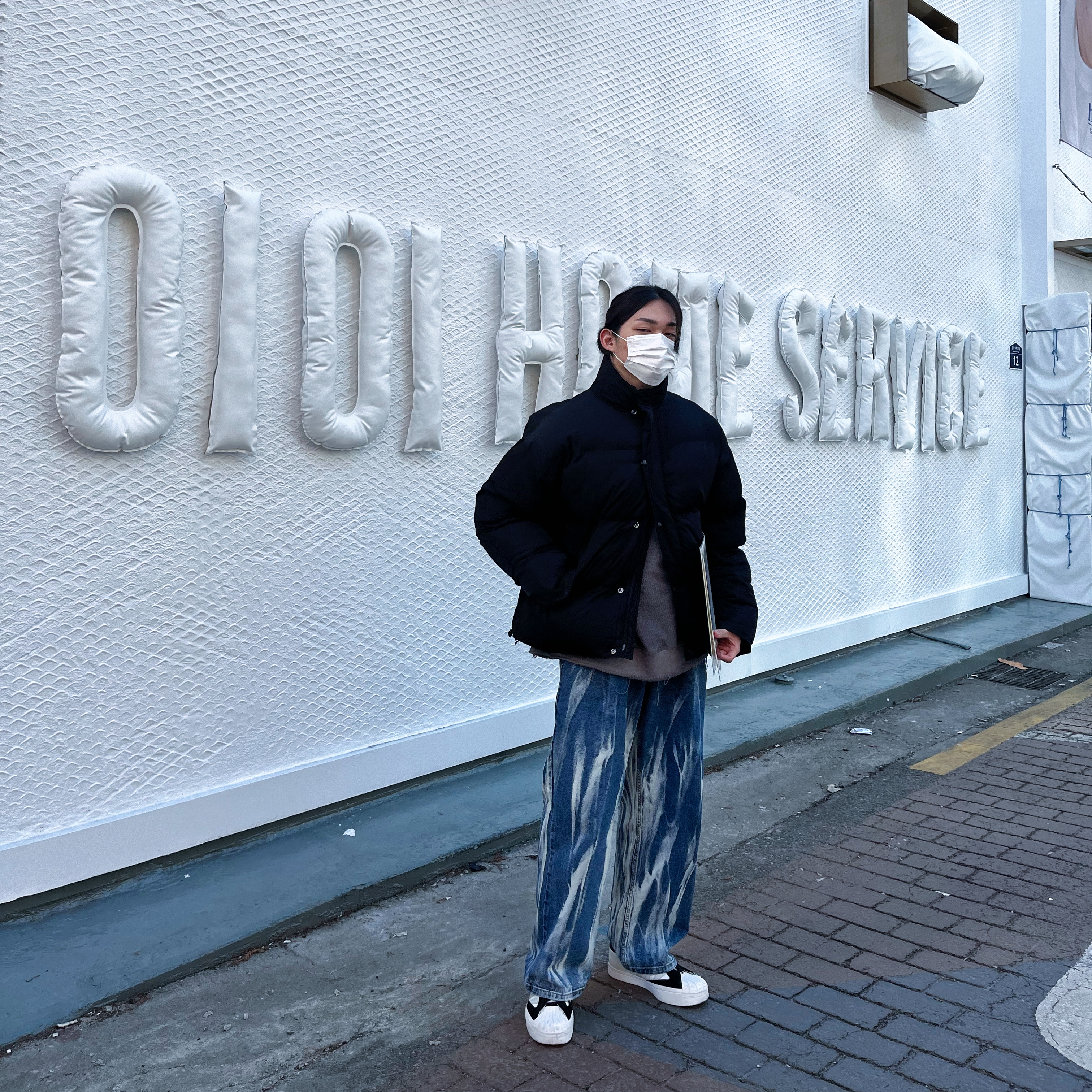 Y-3 Yohji Star White 착용 스타일 - 2