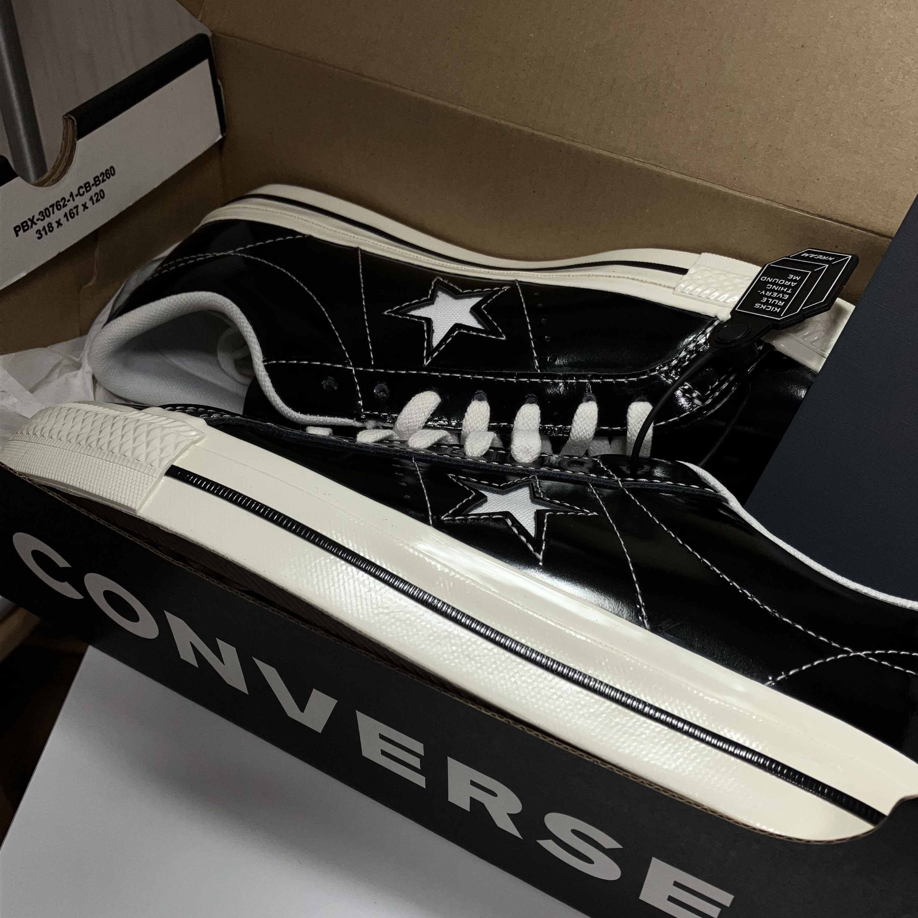 Converse One Star Ox Black 착용 스타일 - 2