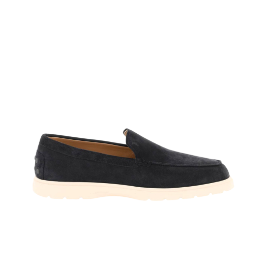 Tod's Suede Slipper Loafer Blue
