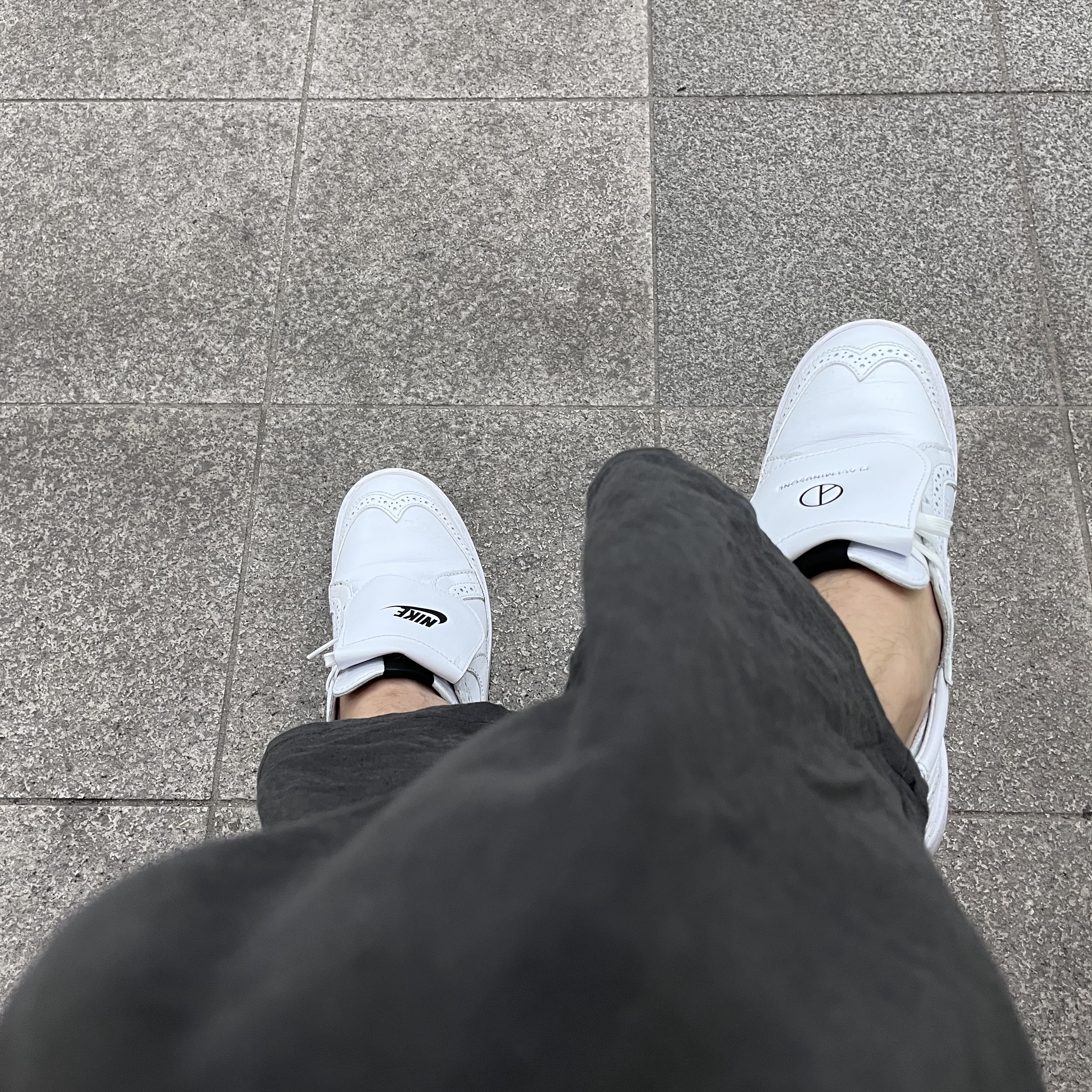Nike x Peaceminusone Kwondo1 White 착용 스타일