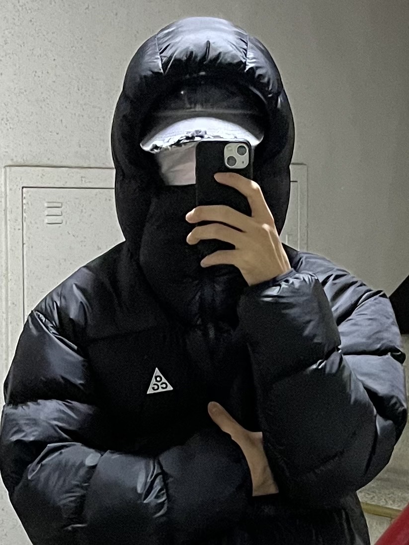 Nike ACG Therma-Fit ADV Lunar Lake Puffer Jacket Black - Asia 착용 스타일 - 2