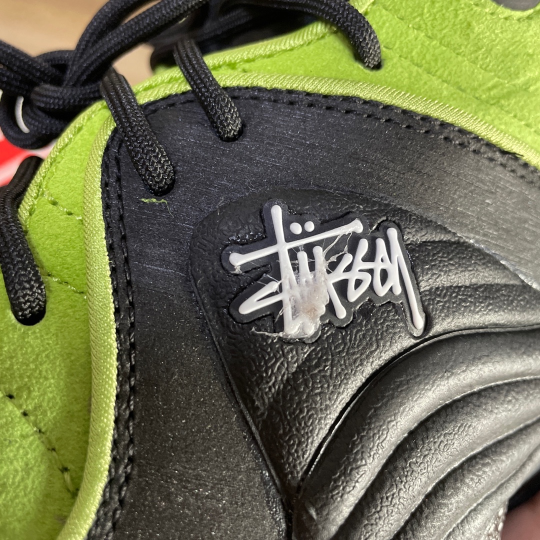 Nike x Stussy Air Penny II Vivid Green and Black 착용 스타일 - 2