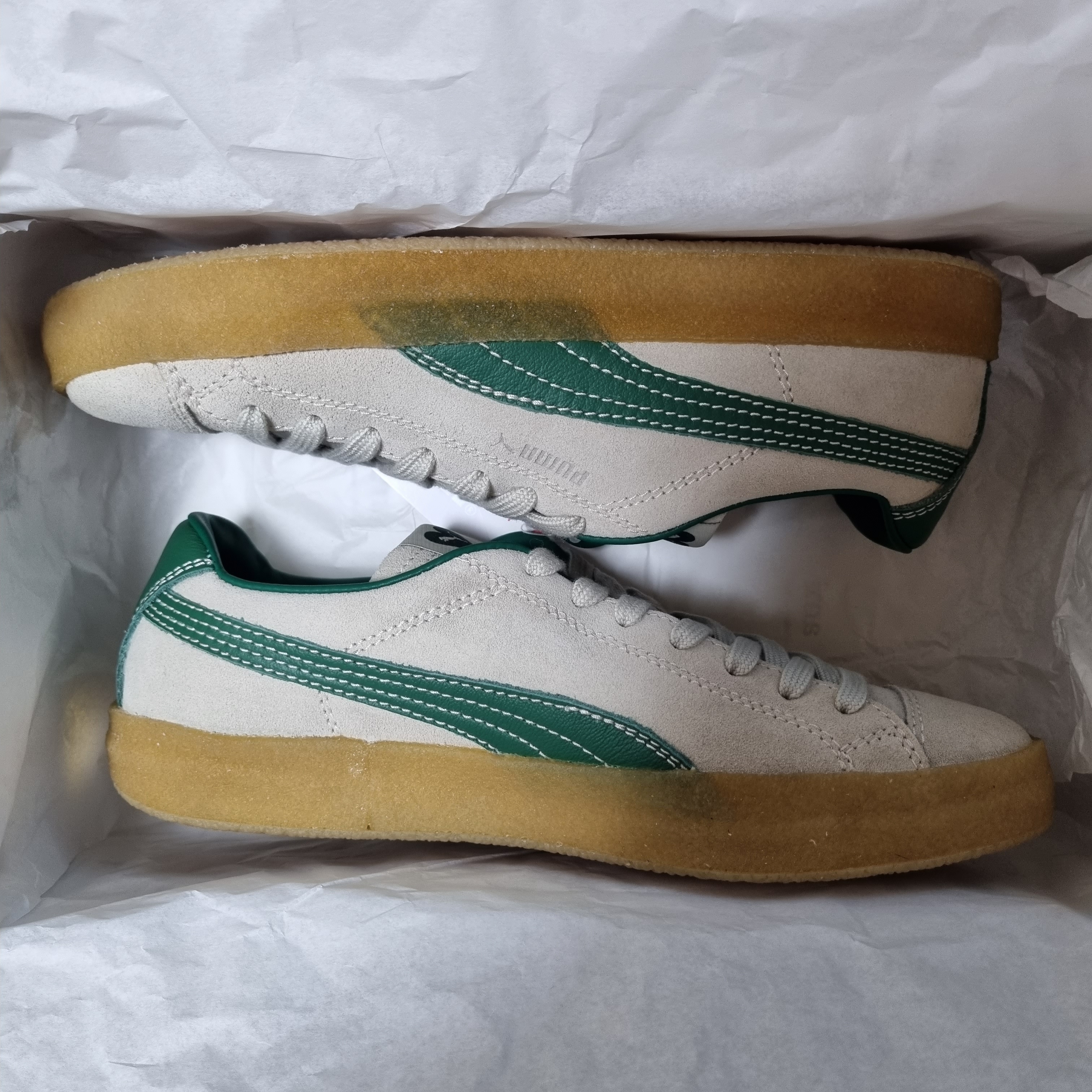 Puma x AMI Suede Crepe Pristine 착용 스타일 - 1