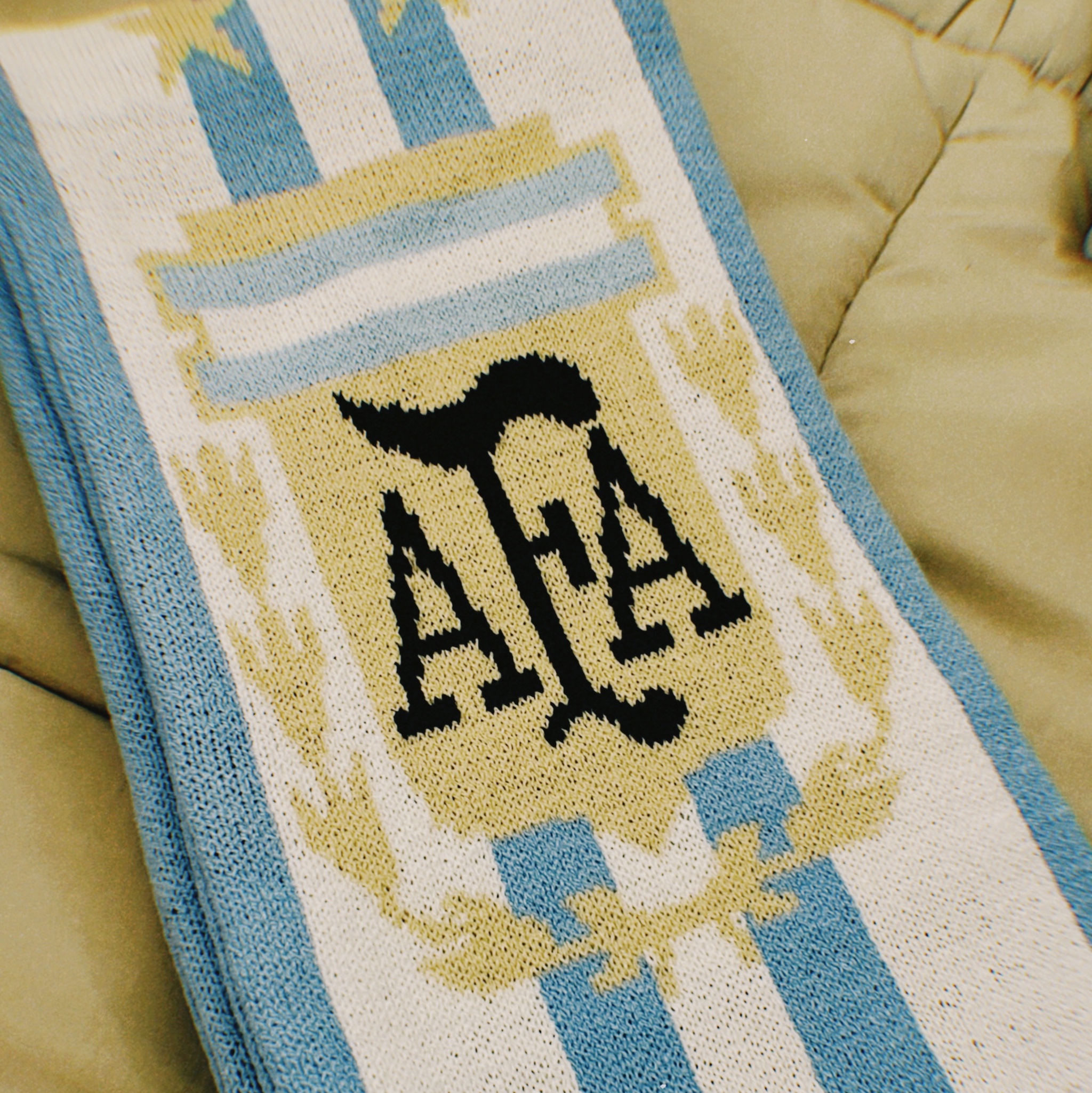 Adidas Argentina Home Authentic Jersey 2022 White Light Blue - KR Sizing (Non Marking Ver.) 착용 스타일 - 2