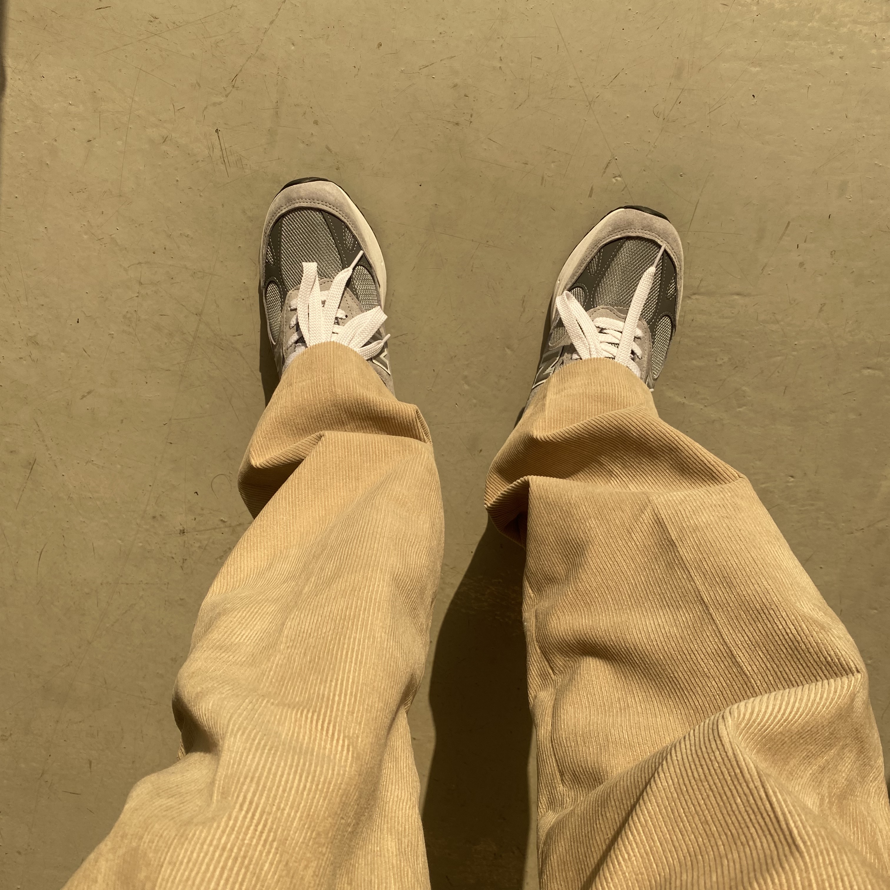 New Balance 993 Made in USA Grey - D Standard 착용 스타일