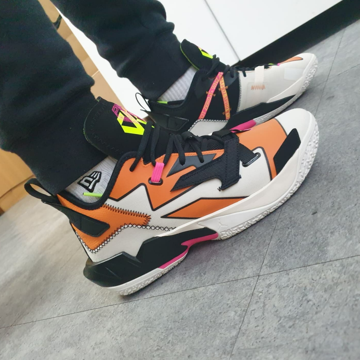 Jordan Why Not ZER0.4 PF Shattered Backboard 착용 스타일 - 1